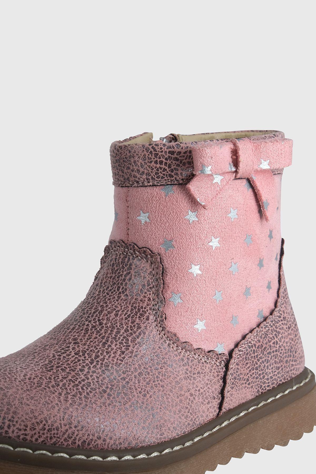 Bota Niña Marina Rosado Bamboo-3