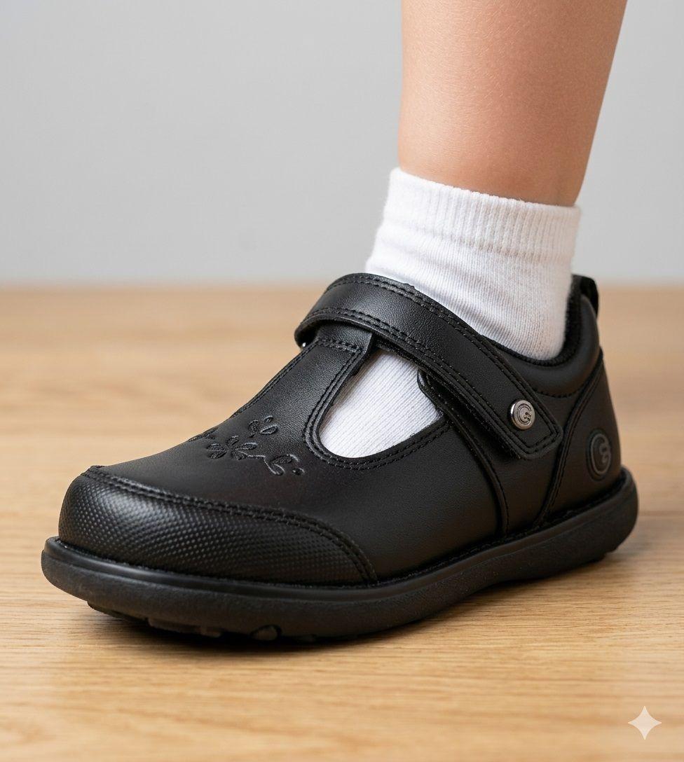 Zapato Escolar Milla Negro Bamboo-4