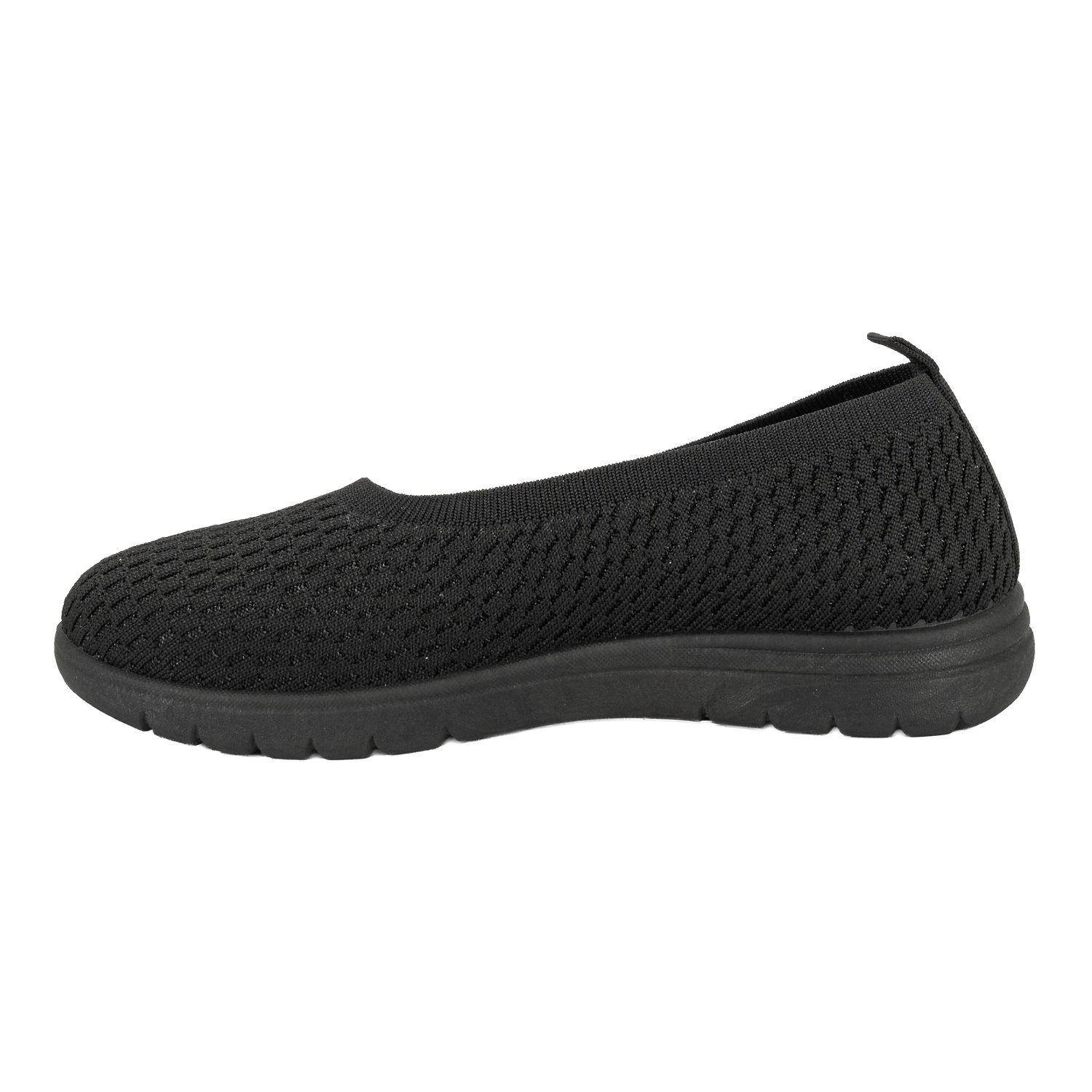 Zapatilla Ballerina Deportiva Seri Full Negro Alquimia-2