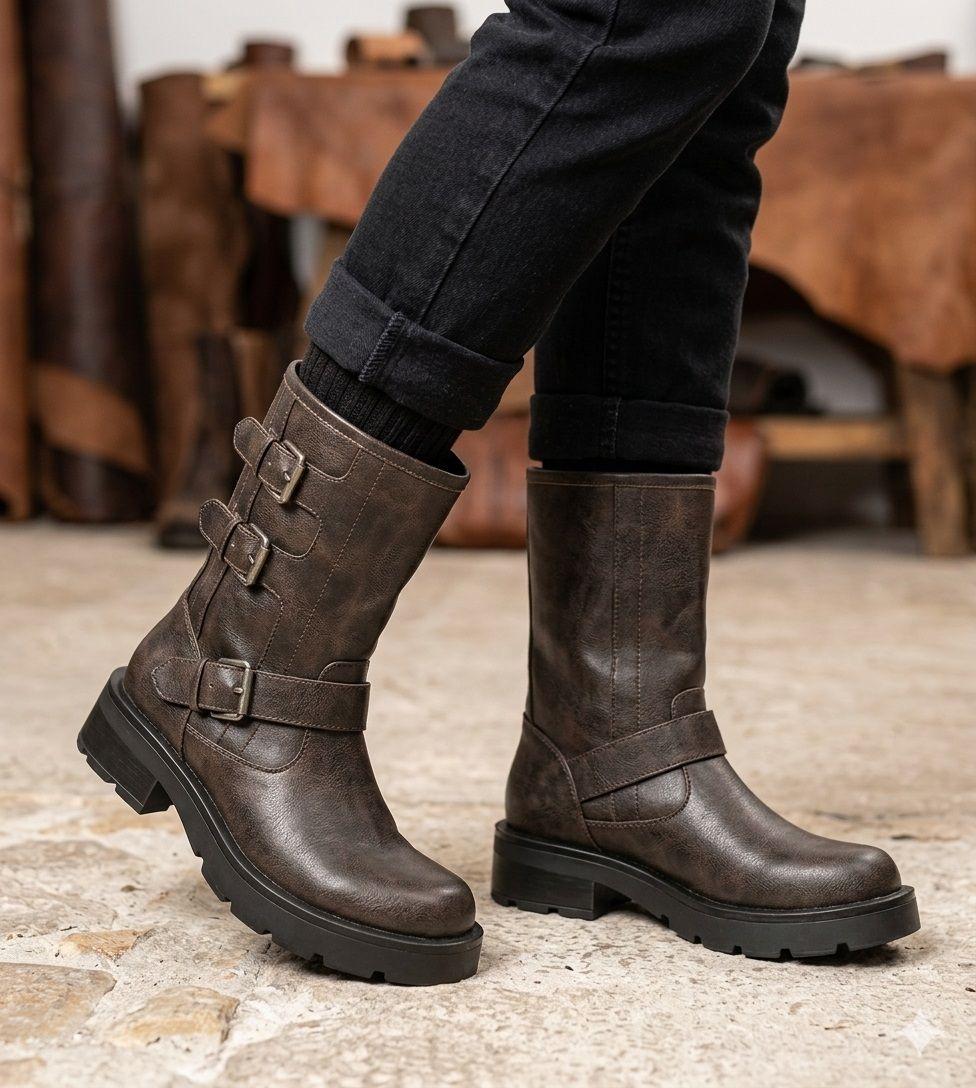 Bota Biker Hana Cafe Alquimia-5