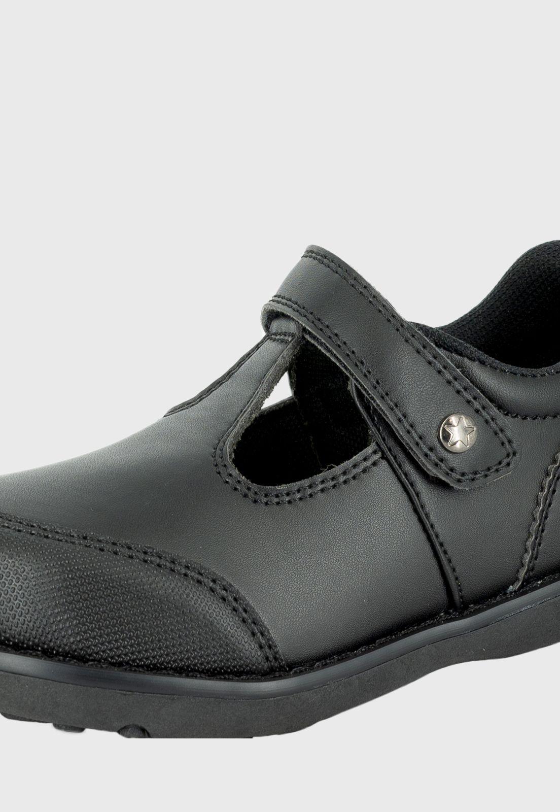 Zapato Escolar Bonete Negro Bamboo-3