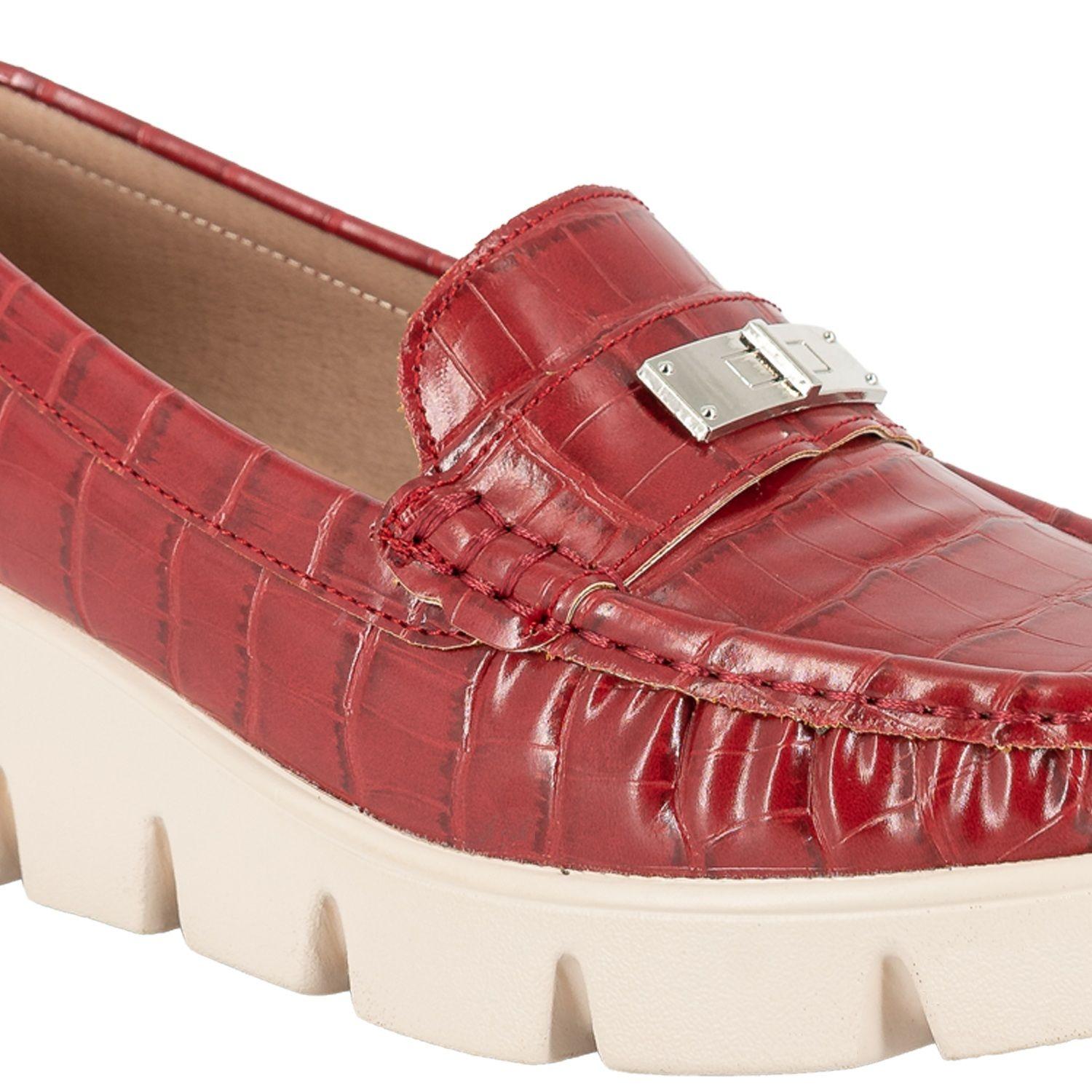 Mocasin Casual Abbey Rojo Alquimia-4