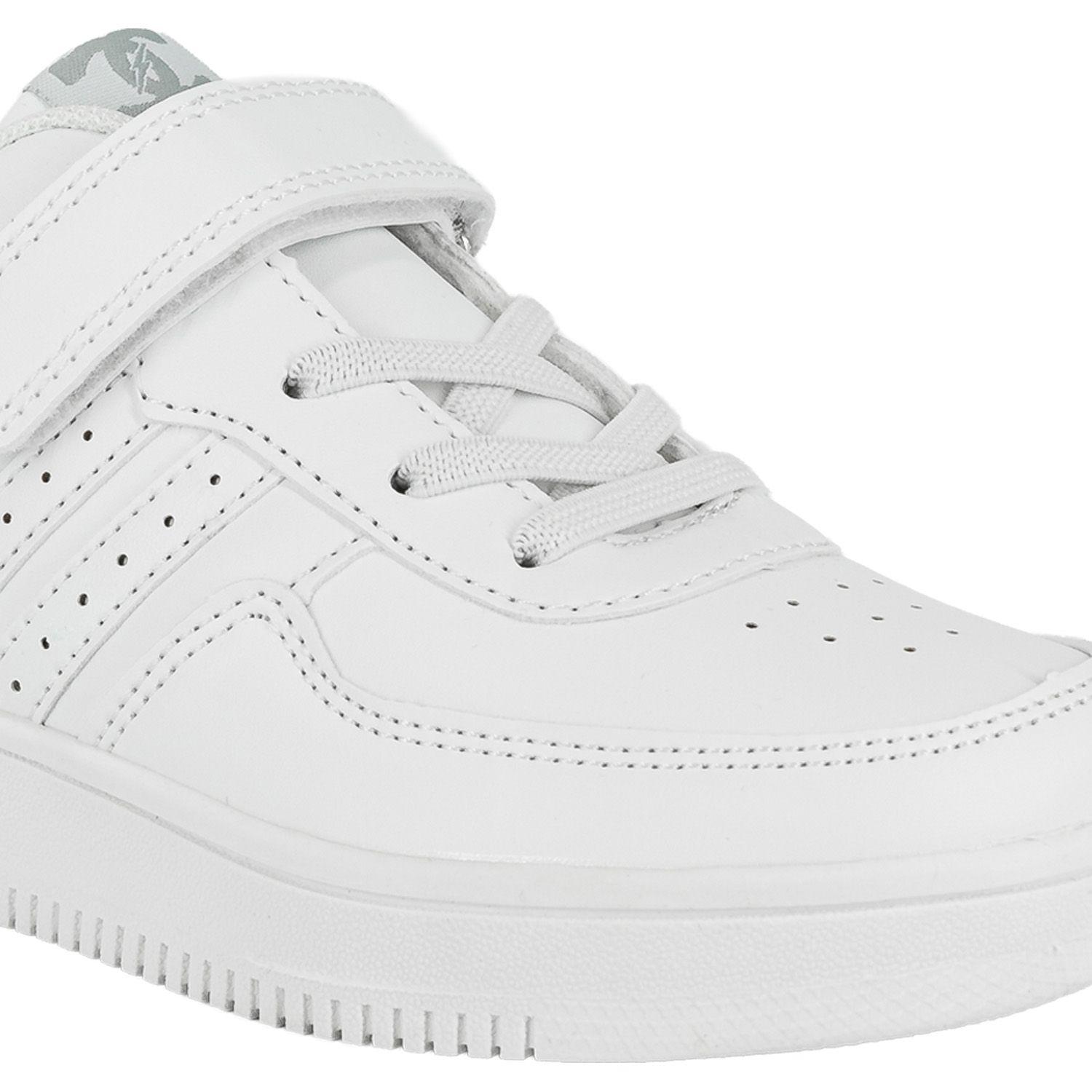 Zapatilla Escolar Jacinto Blanco UNS-3