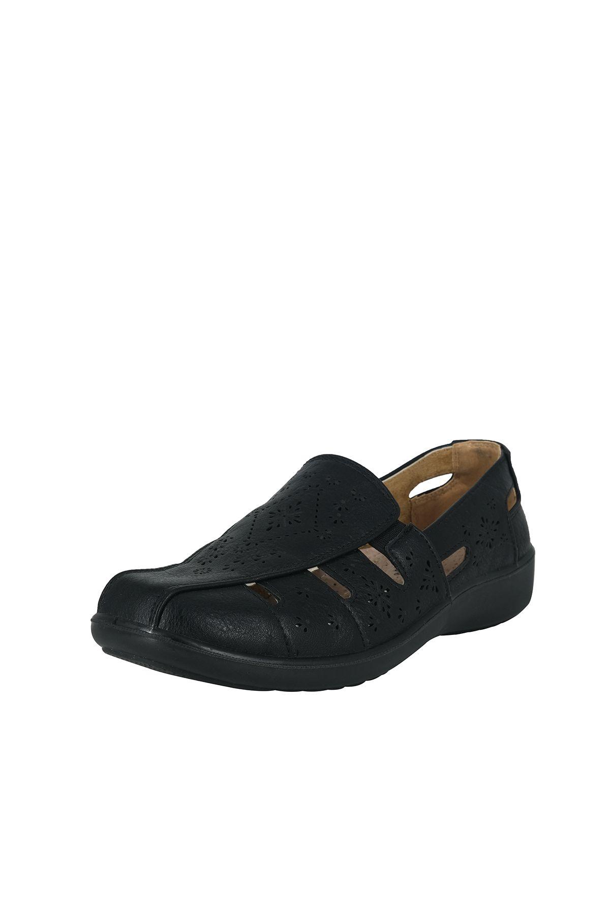 Mocasin Mujer Espinela Negro Passer-0