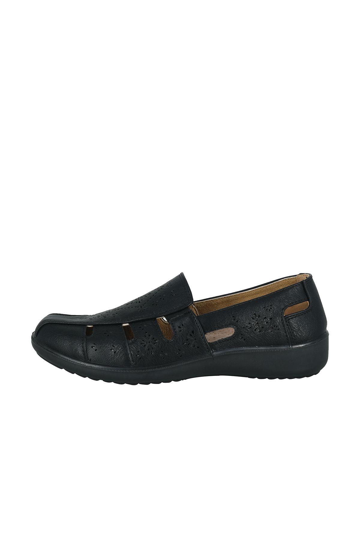 Mocasin Mujer Espinela Negro Passer-1