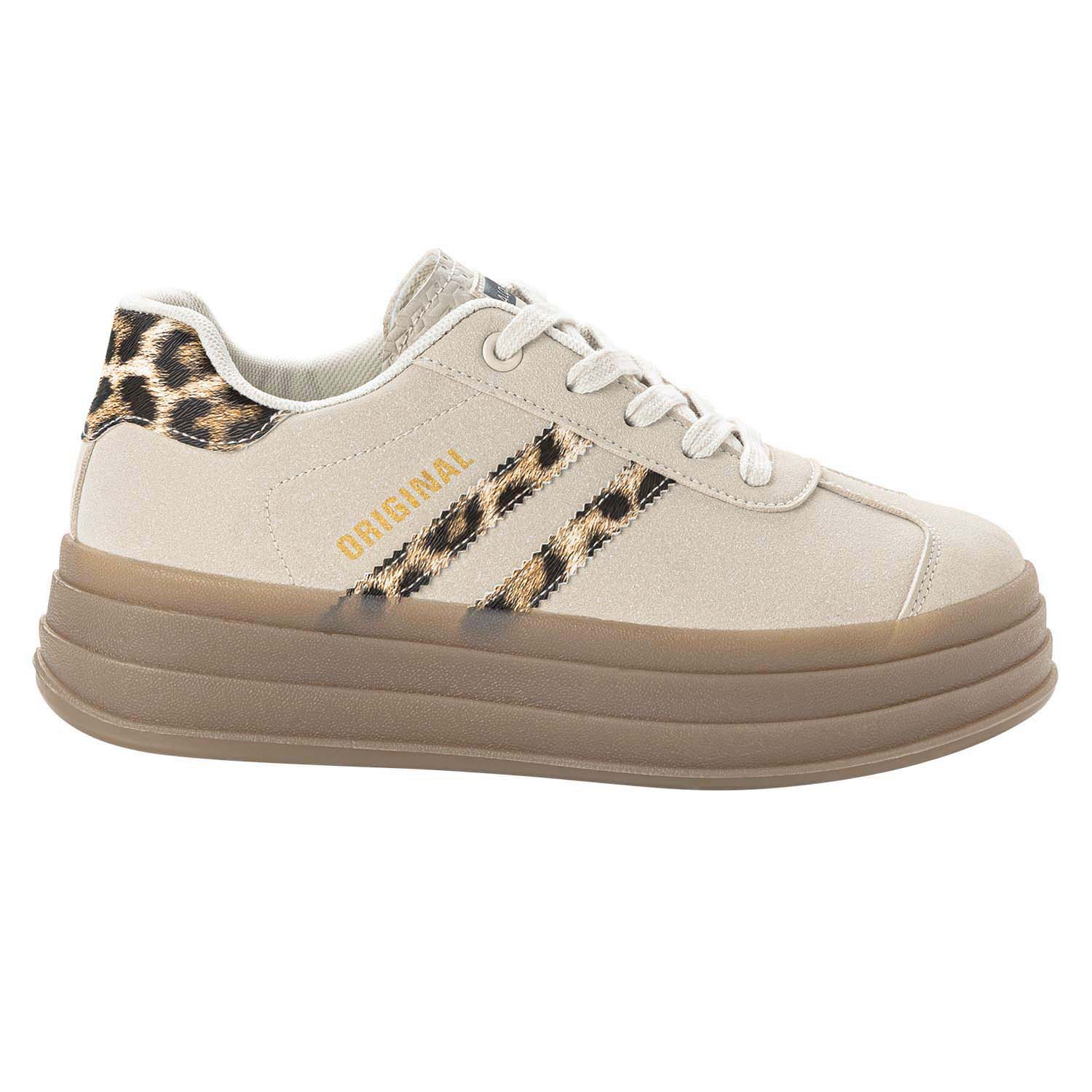 Zapatilla Lesser Beige Print Alquimia-0