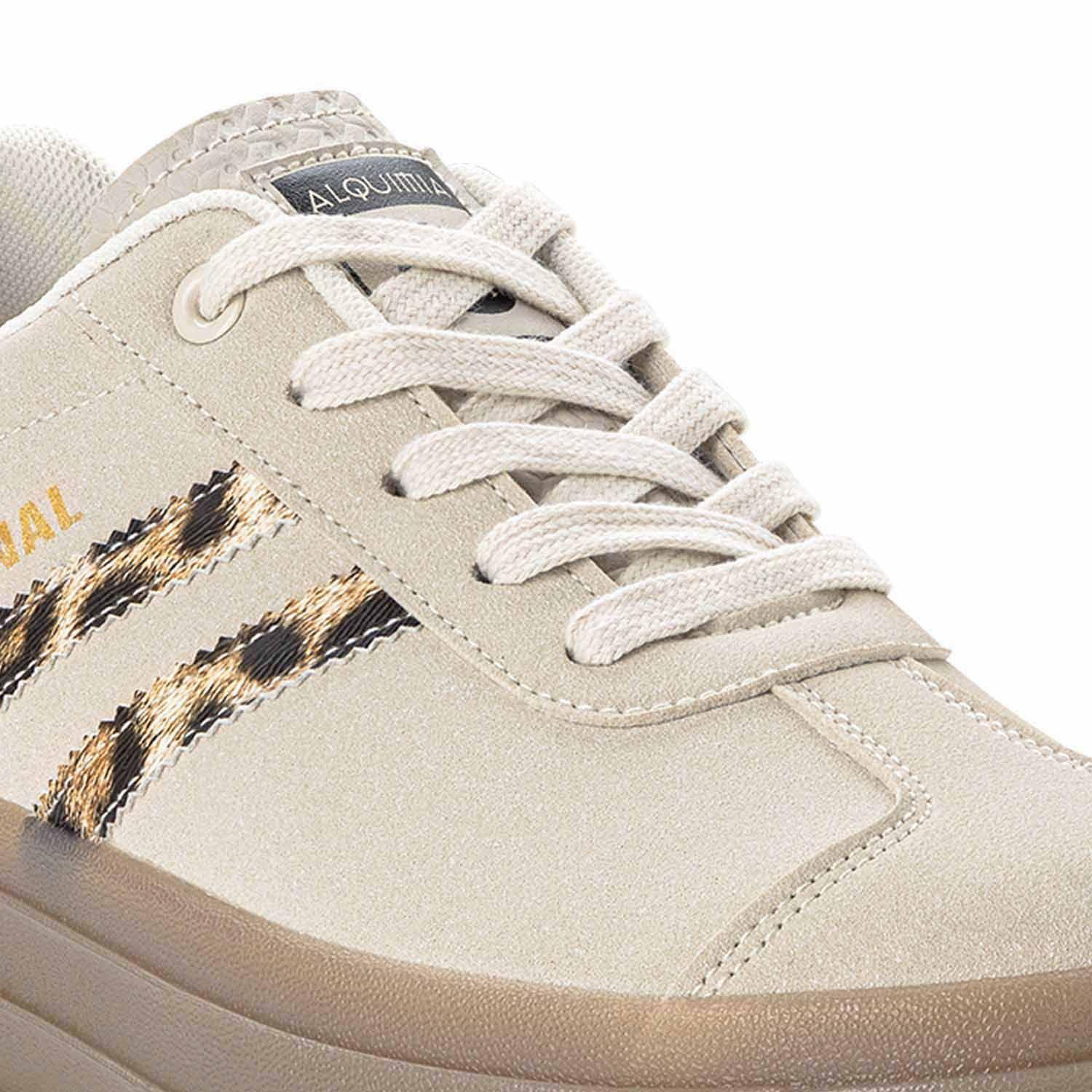Zapatilla Lesser Beige Print Alquimia-3