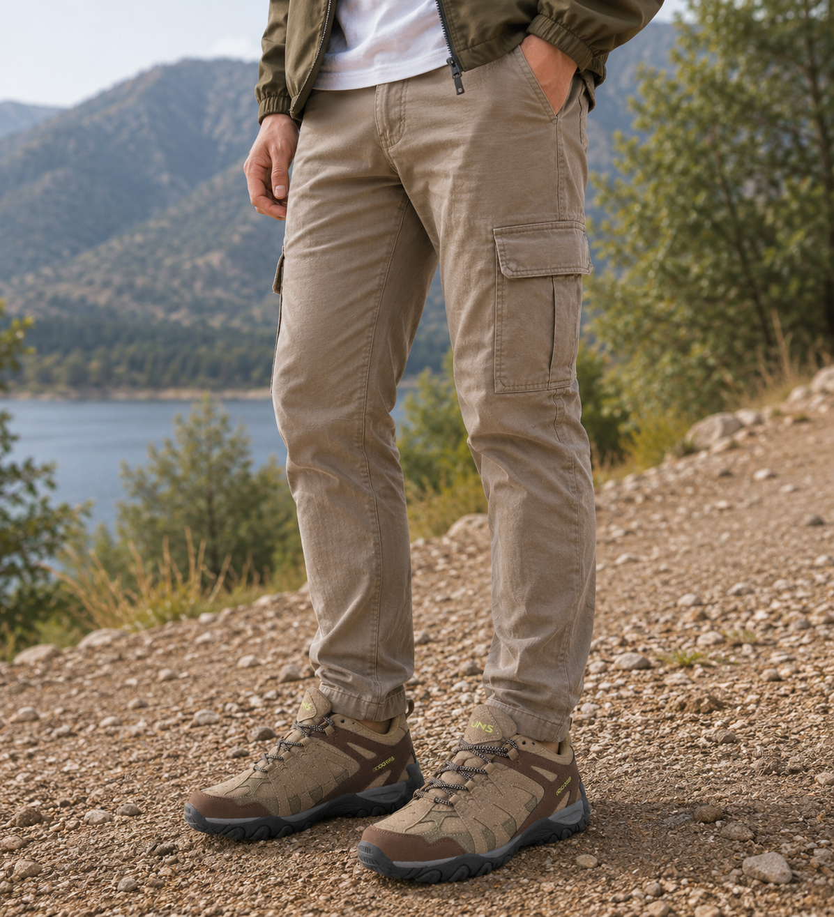 Zapatilla Outdoor Drago Khaki UNS-4