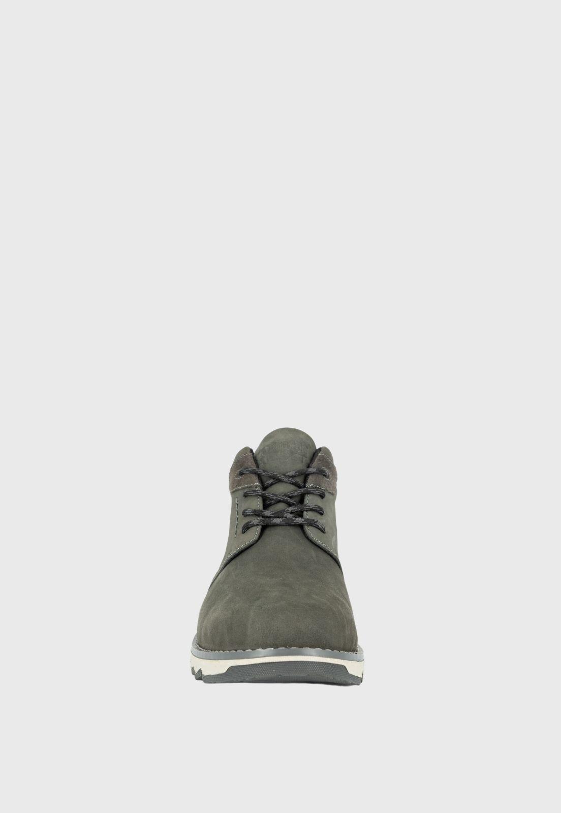 Botin de Cuero Boja Verde London Adixt-2