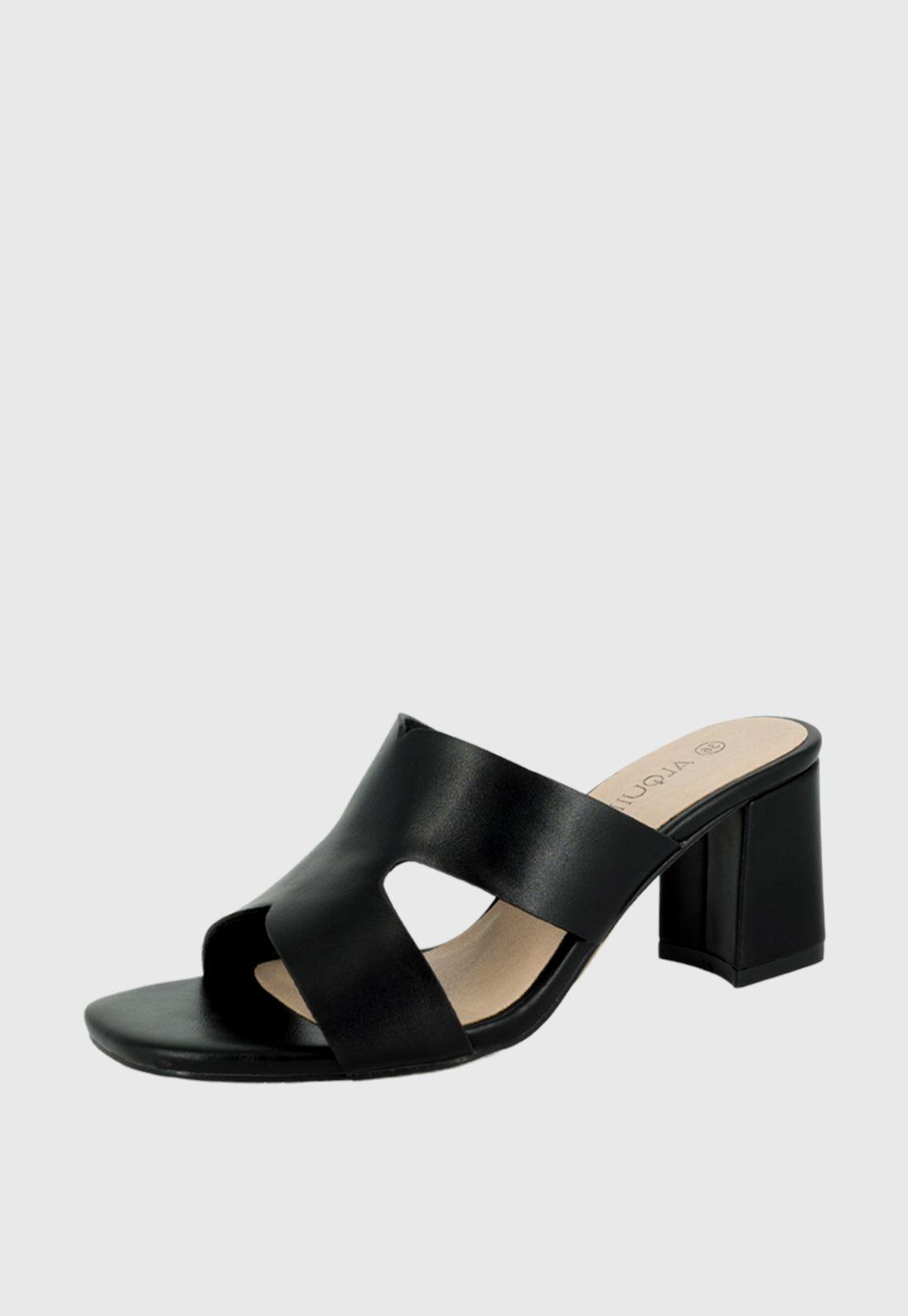 Sandalia de Vestir Faure Negro Alquimia-0