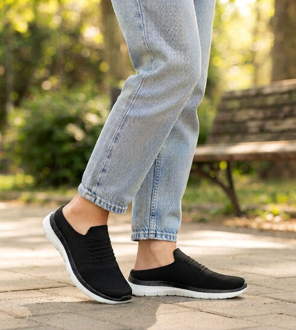 Zapatilla sin Talón Xena Negro Alquimia-5