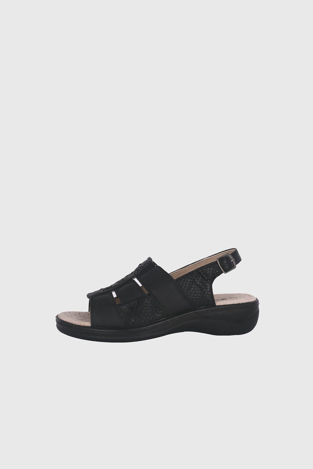 Sandalia Naranjo Negro Passer-1