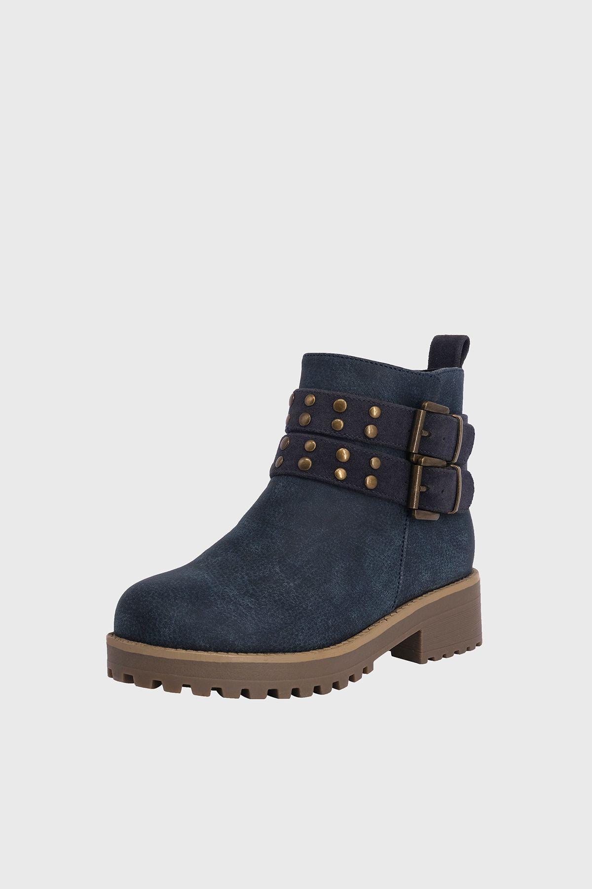 Botin Mathilde Azul Bamboo-0
