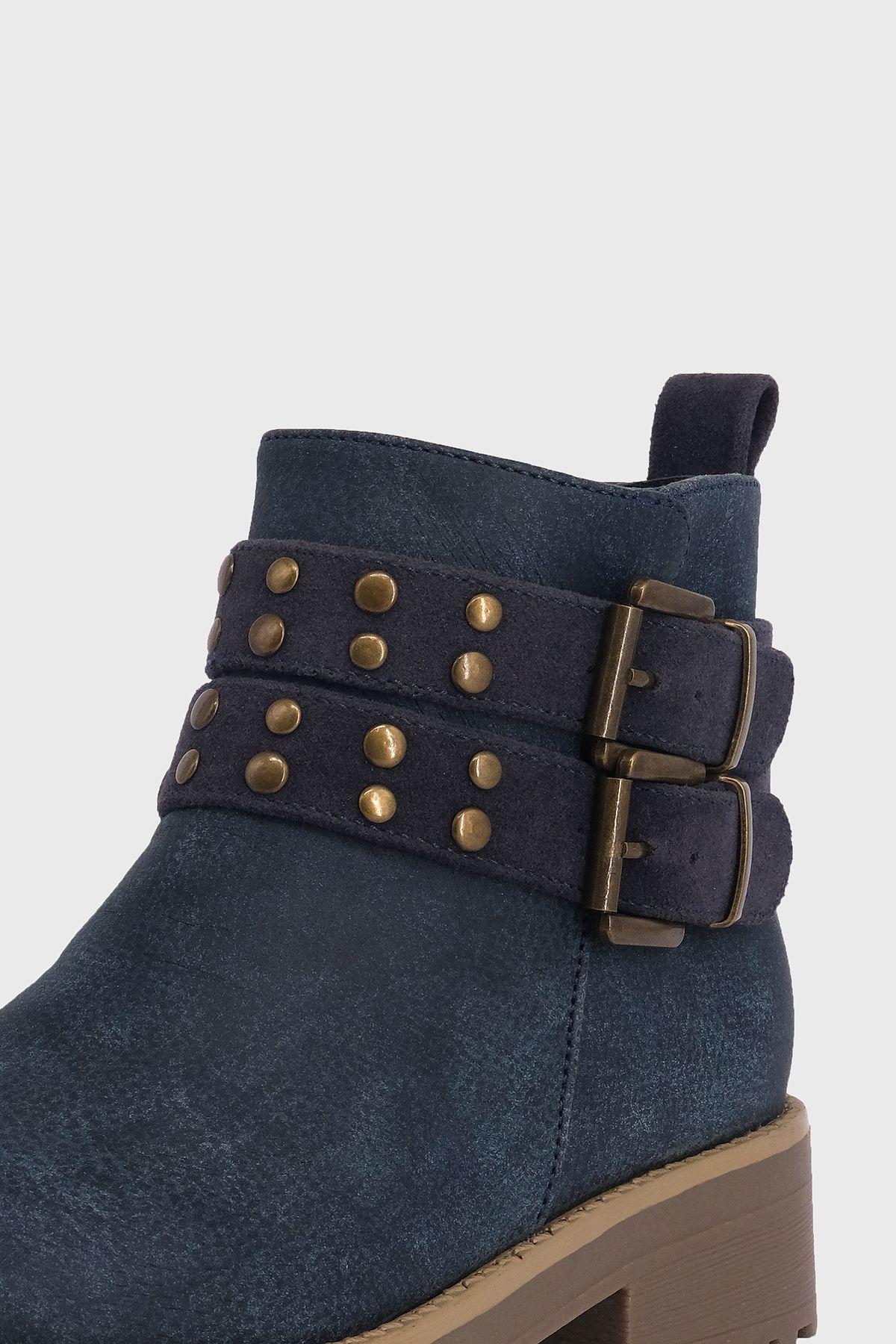 Botin Mathilde Azul Bamboo-3