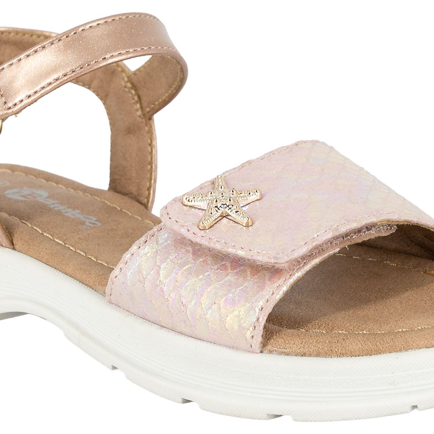 Sandalia con Velcro Aral Rosado Bamboo-4