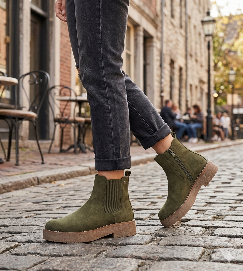 Botin Danses Khaki Alquimia-5