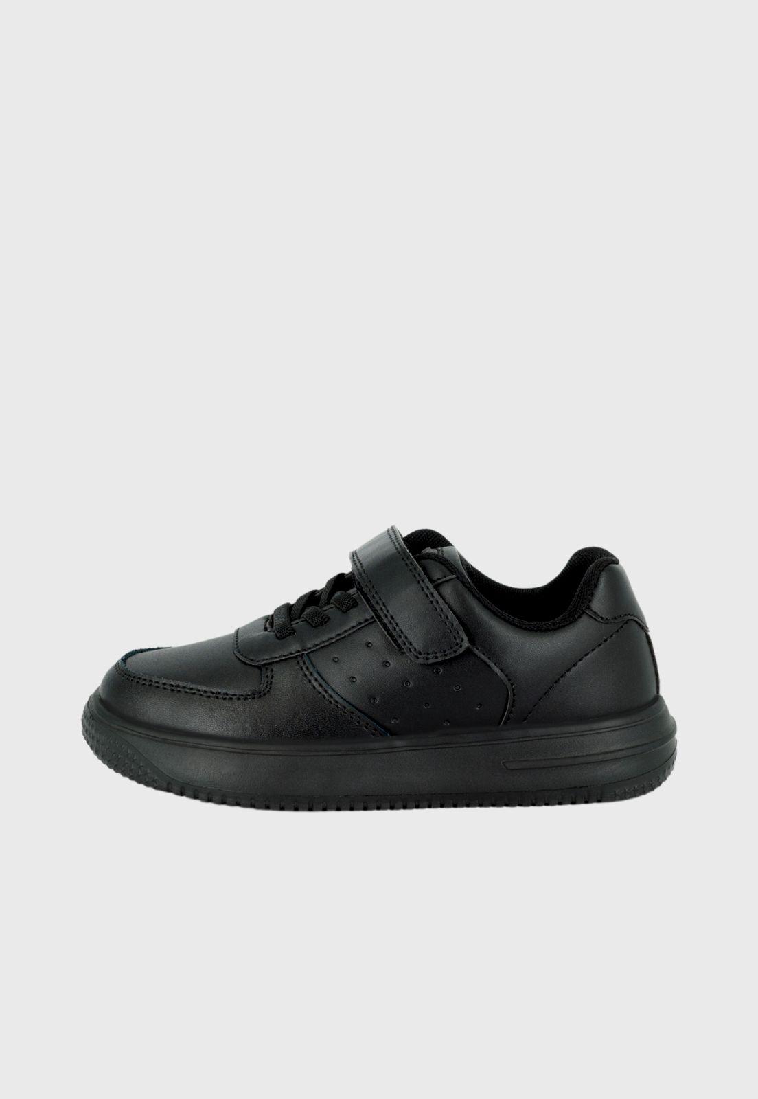 Zapatilla Escolar Lezat Negro UNS-1