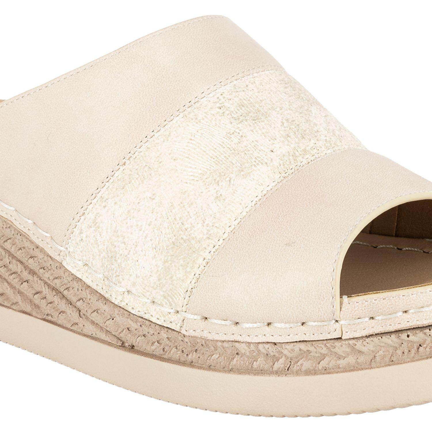Sandalia Mule Solin Beige Passer-4