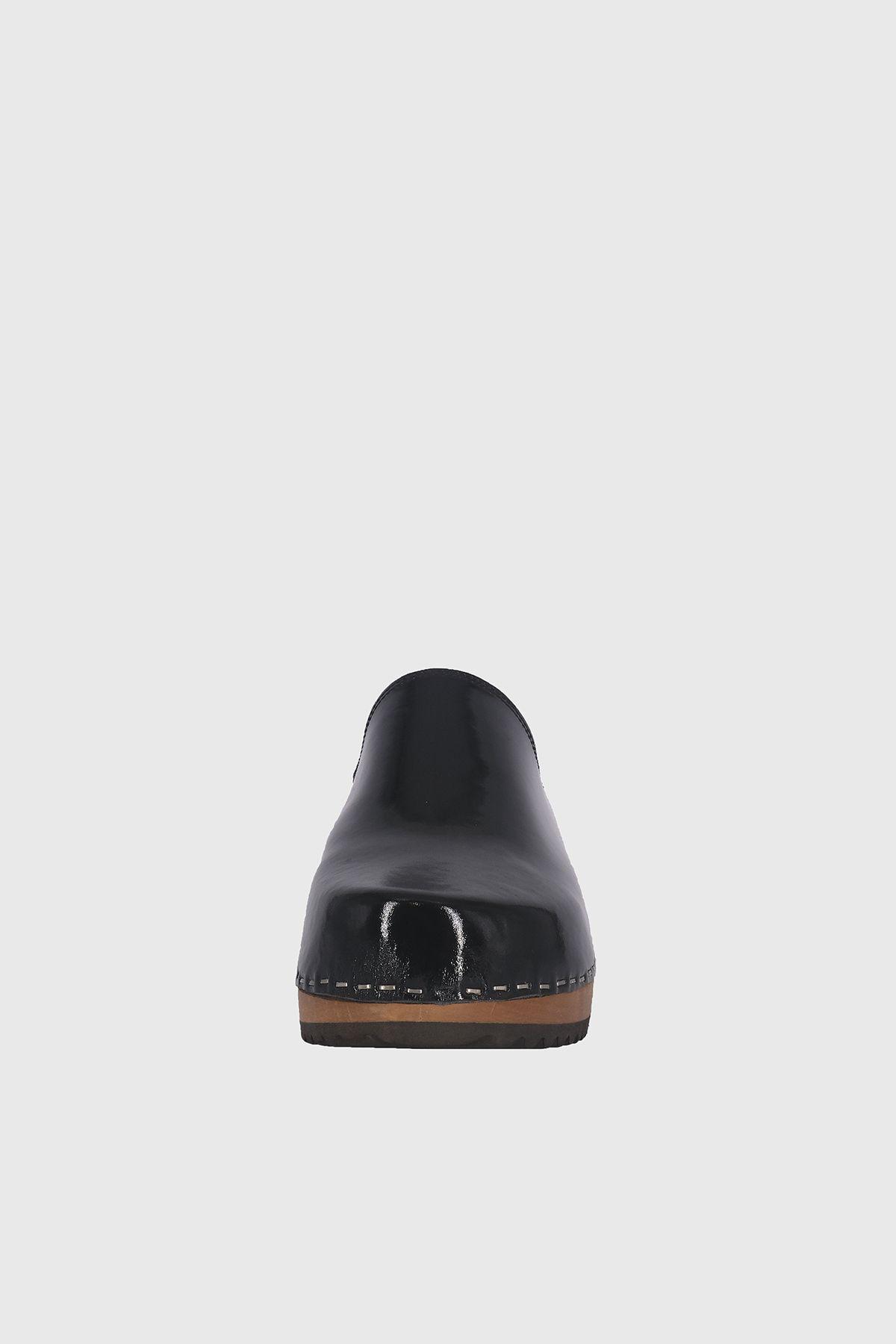 Zueco Madera Pollen Full Negro Alquimia-2