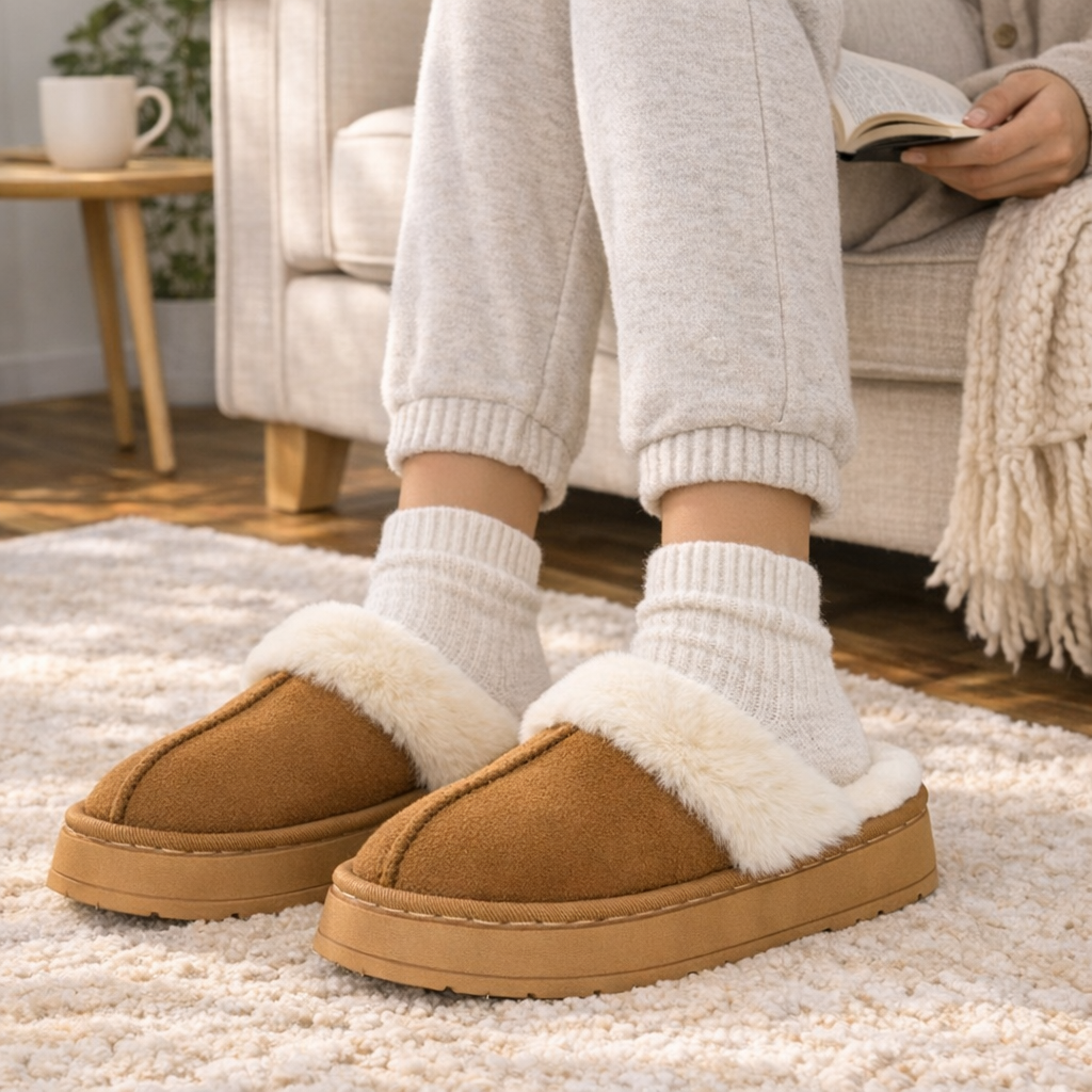 Pantufla Cabrit Caramelo Passer-4