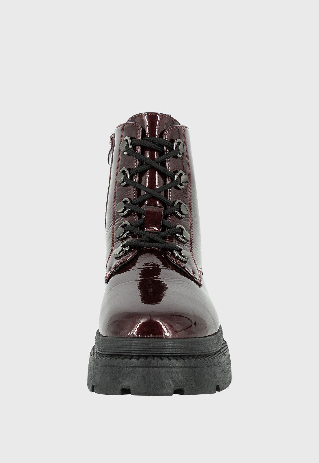 Botin Indo Burdeo Charol Alquimia-2