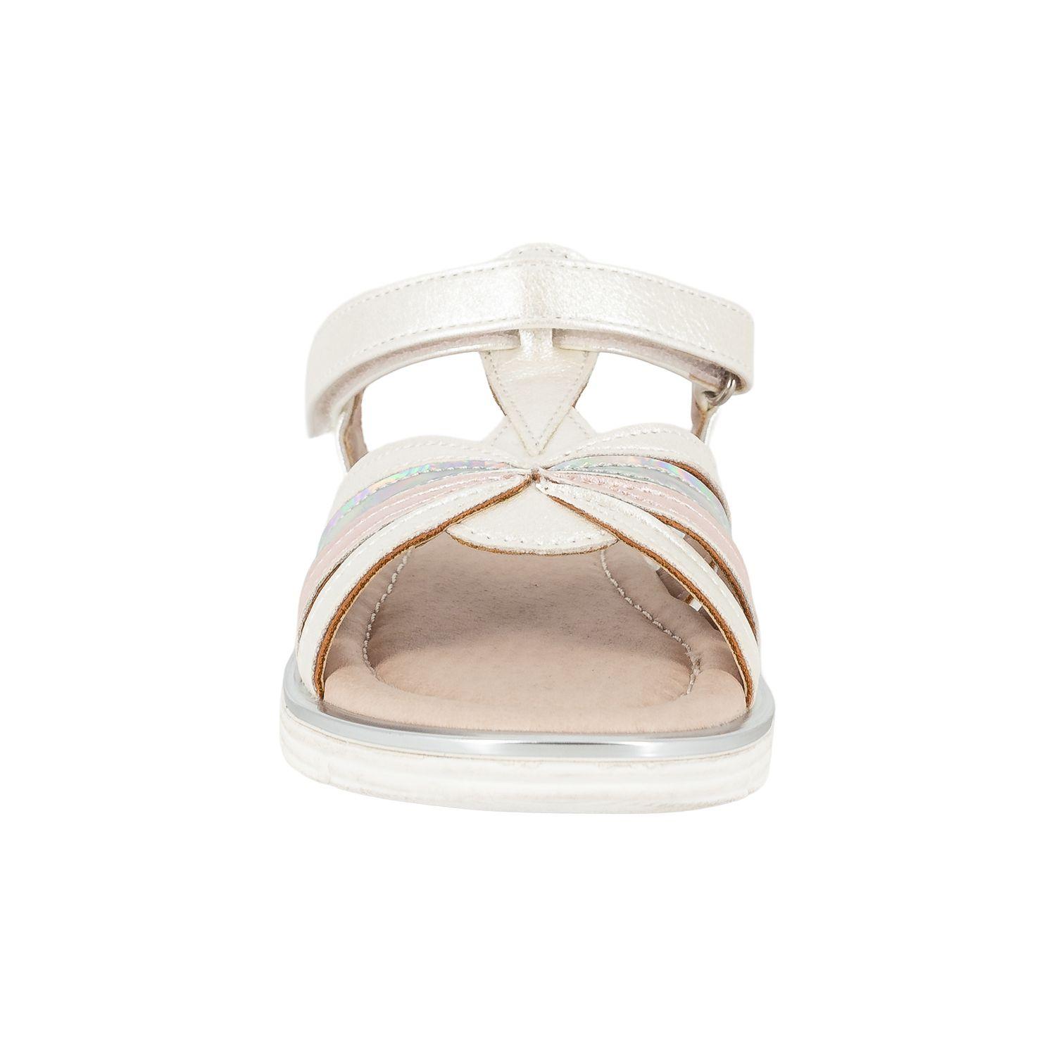 Sandalia con Velcro Jaqui Blanco Bamboo-3