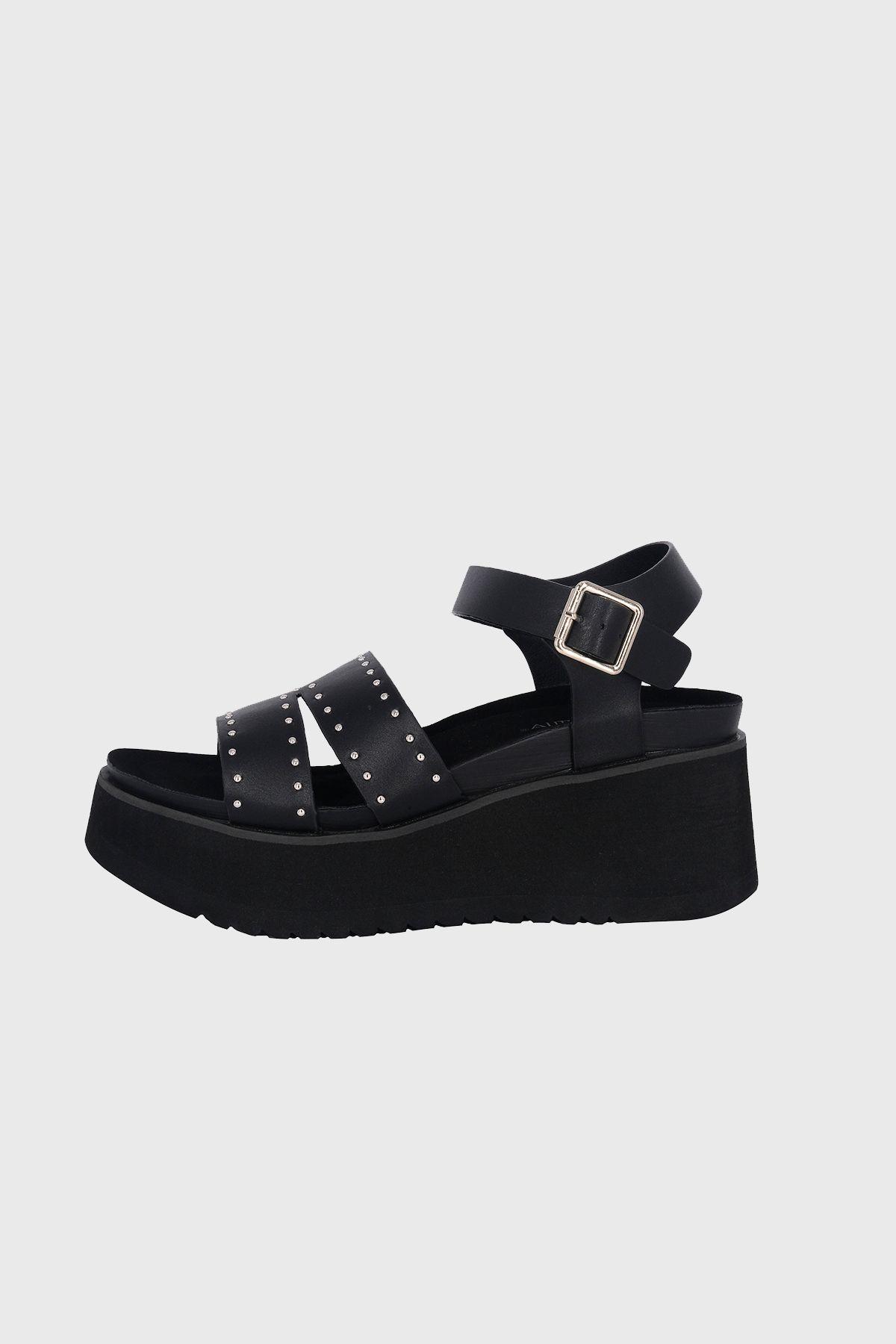 Sandalia Plataforma Gorgeous Negro Alquimia-1
