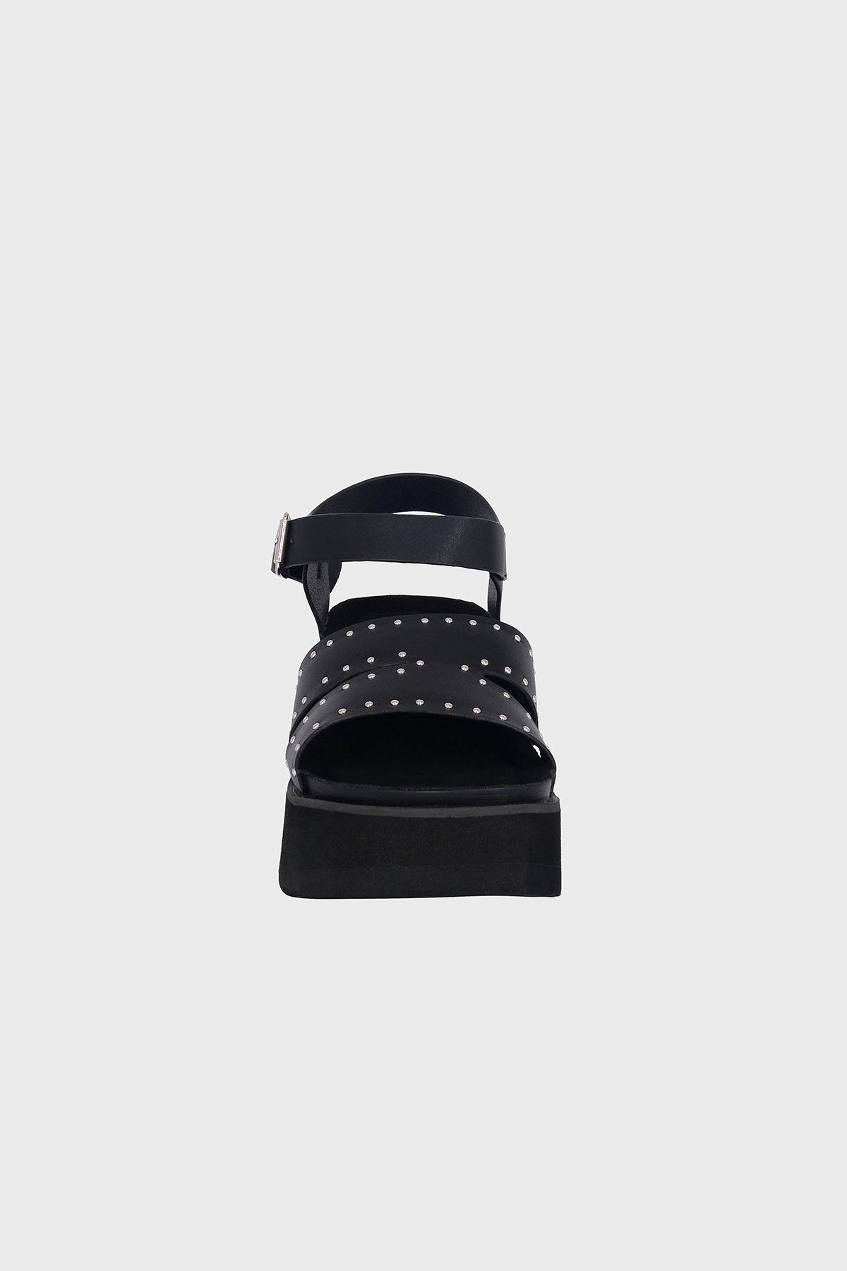 Sandalia Plataforma Gorgeous Negro Alquimia-2