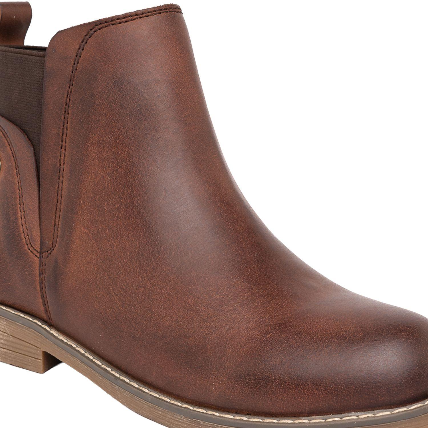 Botin de Cuero Doret Café Alquimia-4