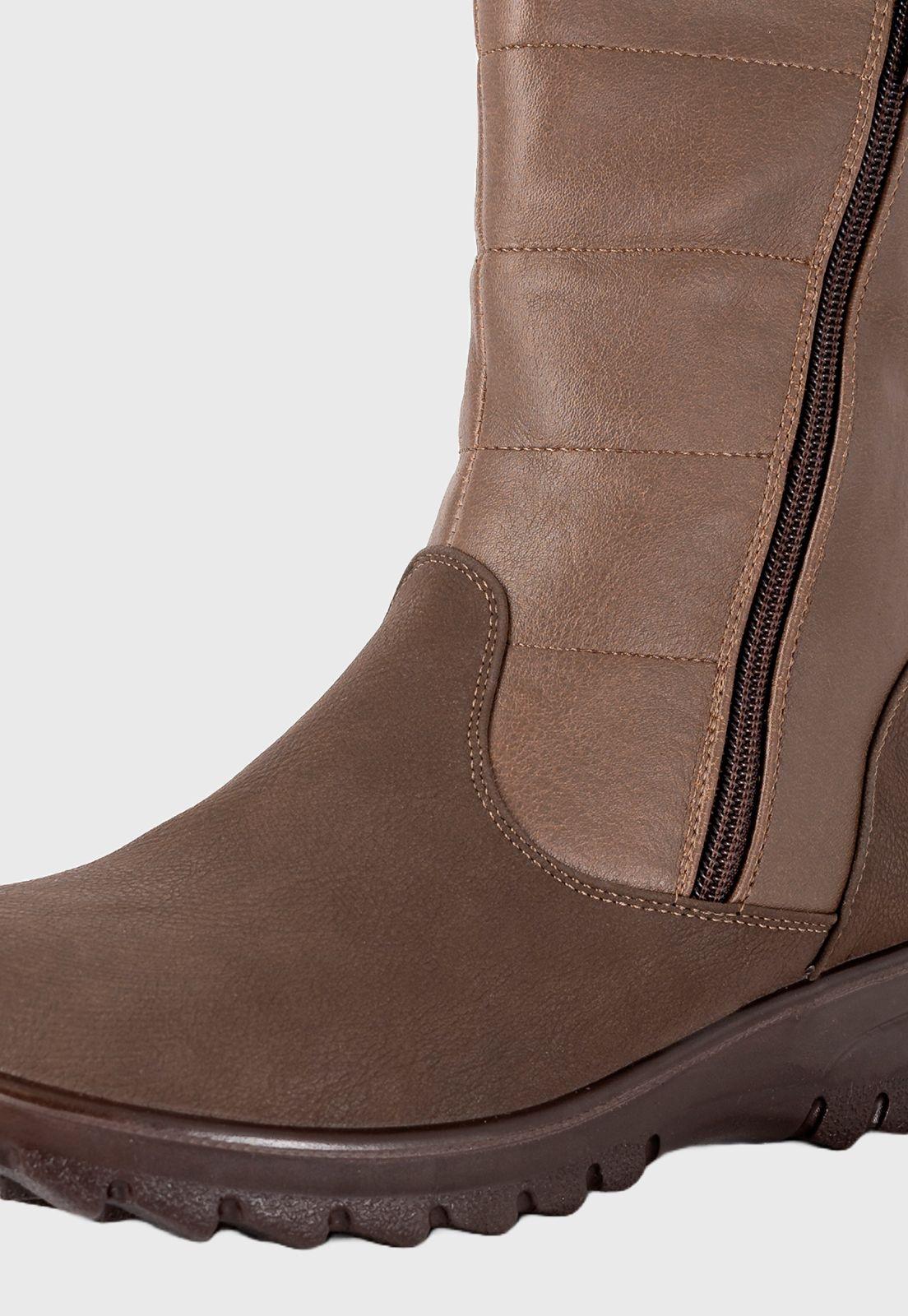 Bota Yata Taupe Passer-4