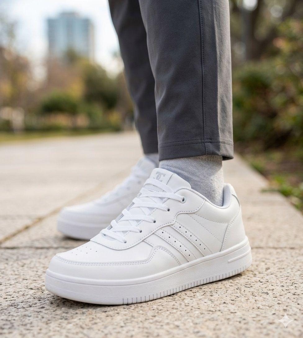 Zapatilla Escolar Muza Blanco UNS-4