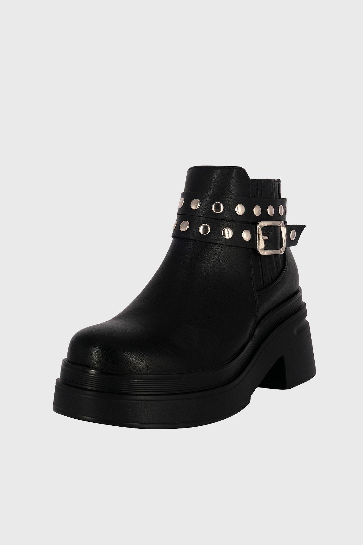 Botin Charme Negro Nobuck Alquimia-0