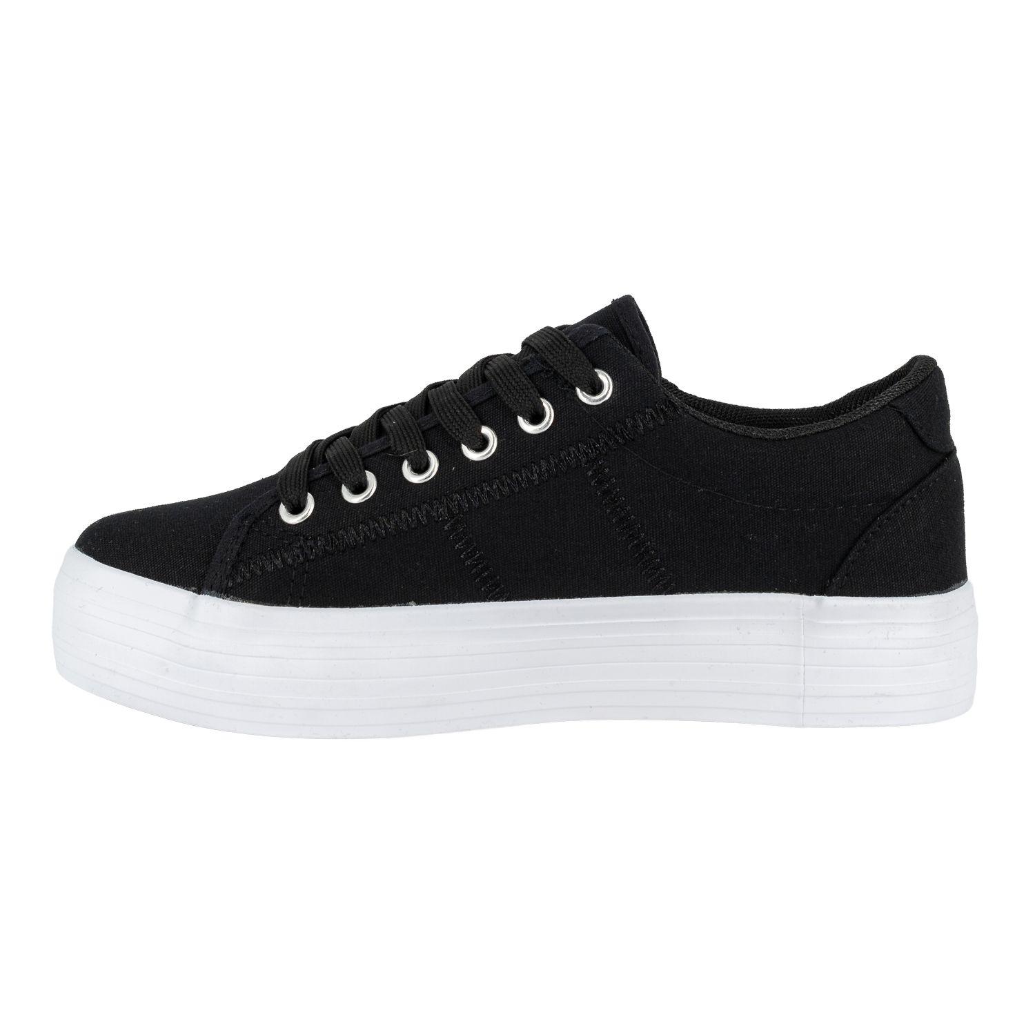 Zapatilla Escolar Sangli Negra Alquimia-2