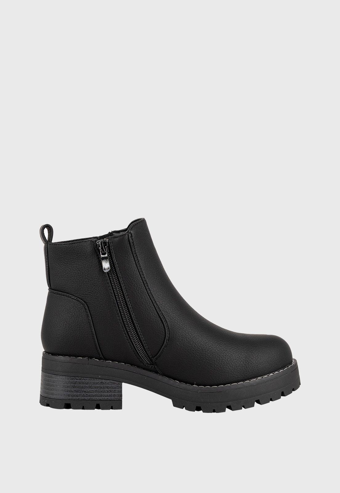 Botin Viole Negro Alquimia-3