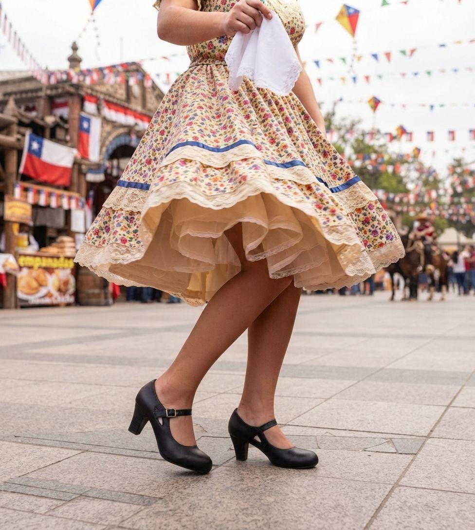 Zapato Cueca Nortina Negro Alquimia-4