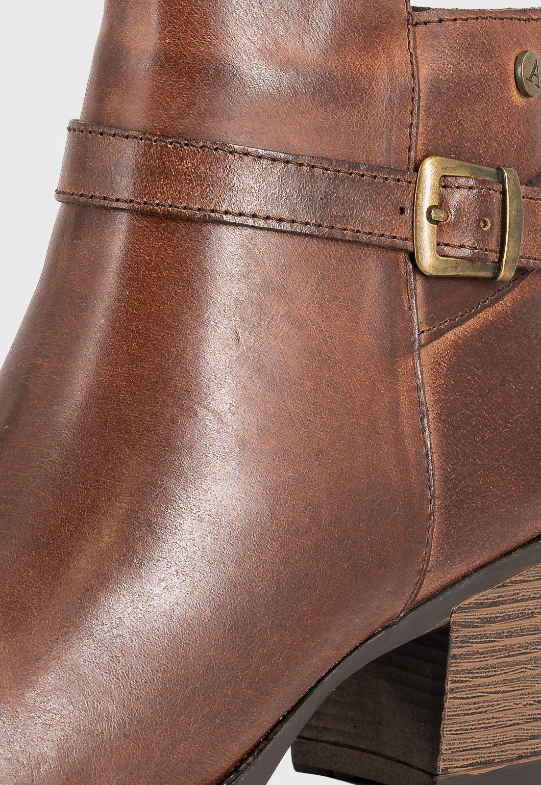 Botin de Cuero Francy Café Alquimia-4