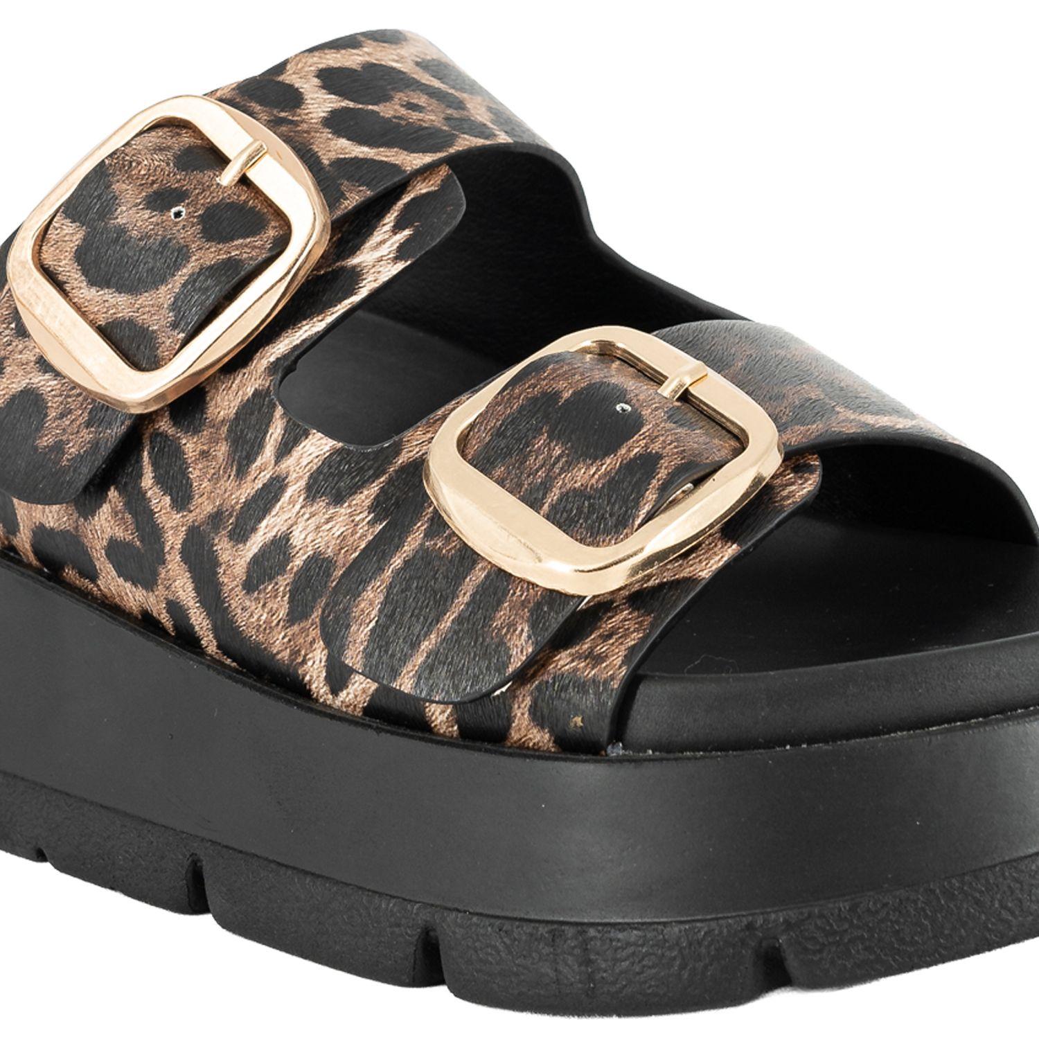 Sandalia Chunky con Plataforma Julien Animal Print Alquimia-4