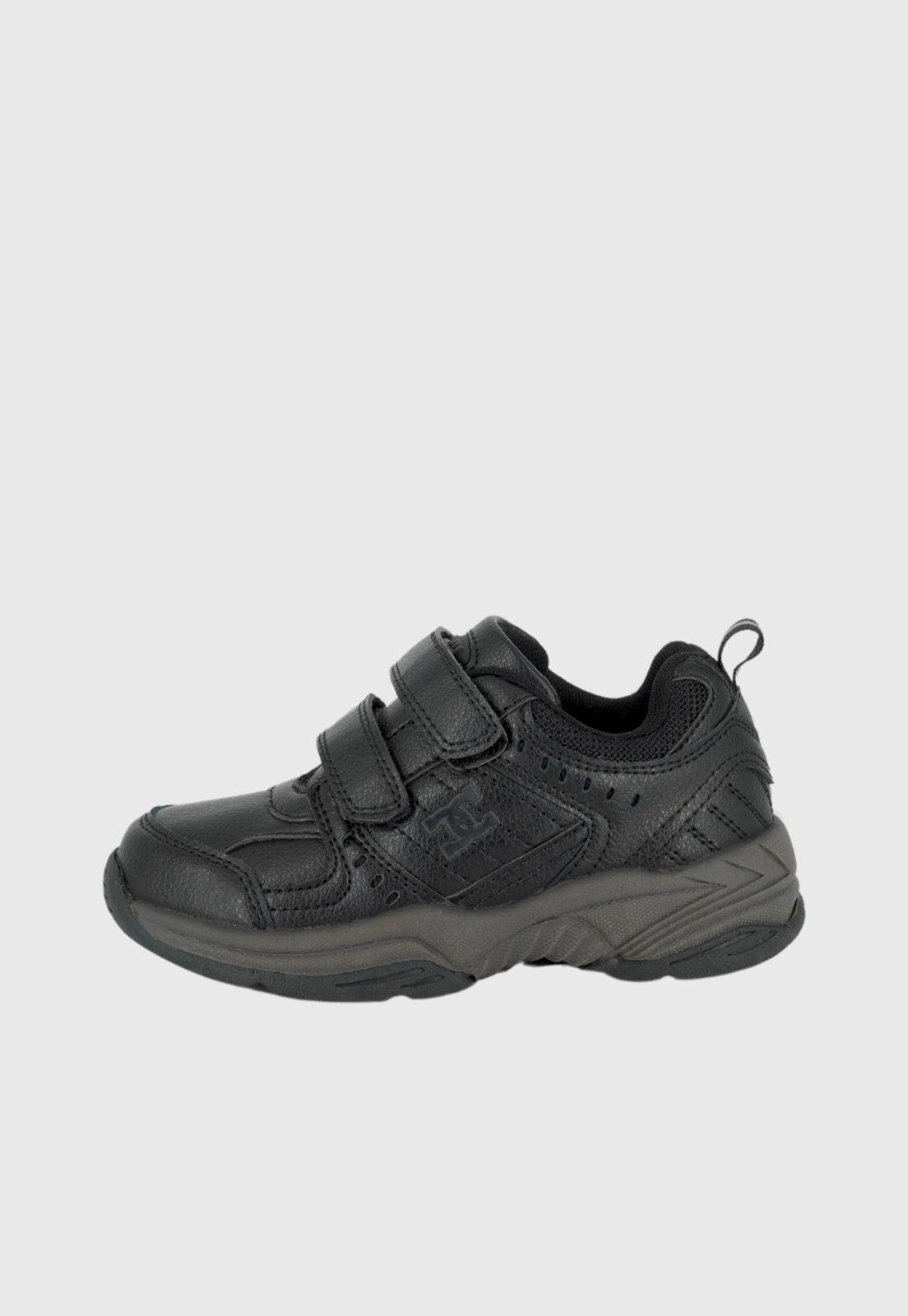 Zapatilla de Cuero Calar Negro UNS-1