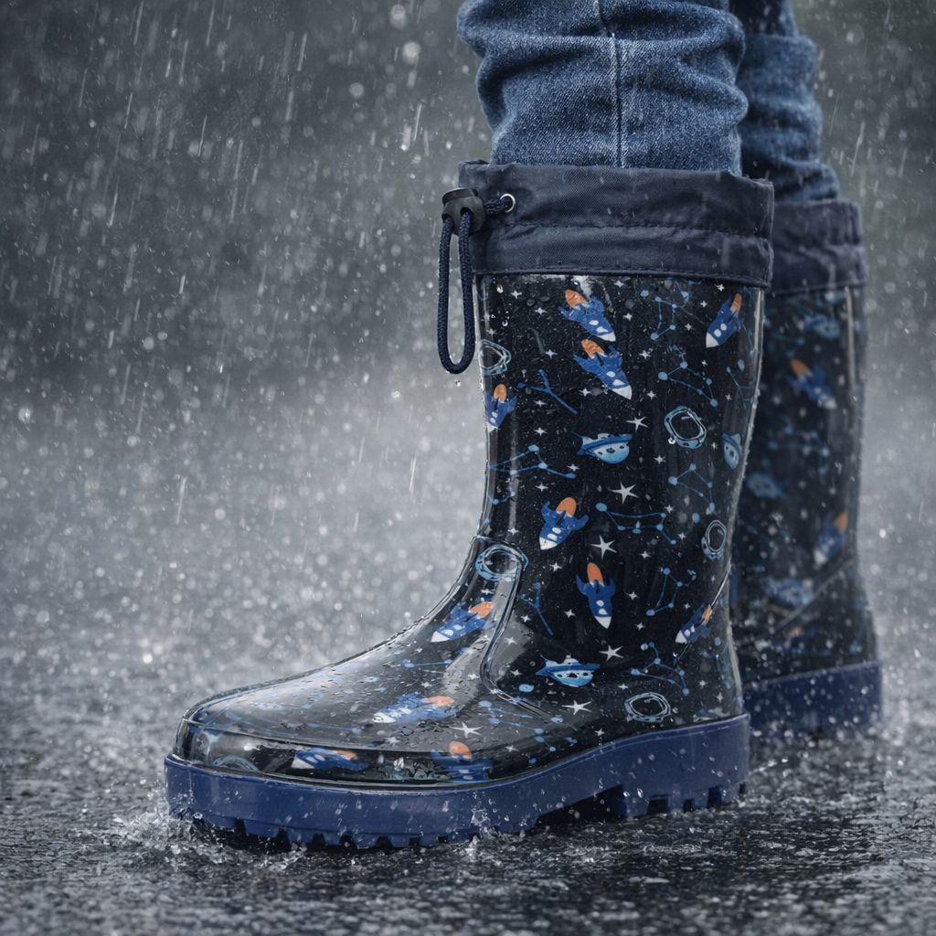 Bota de Agua con Polar Calet Azul Bamboo-5