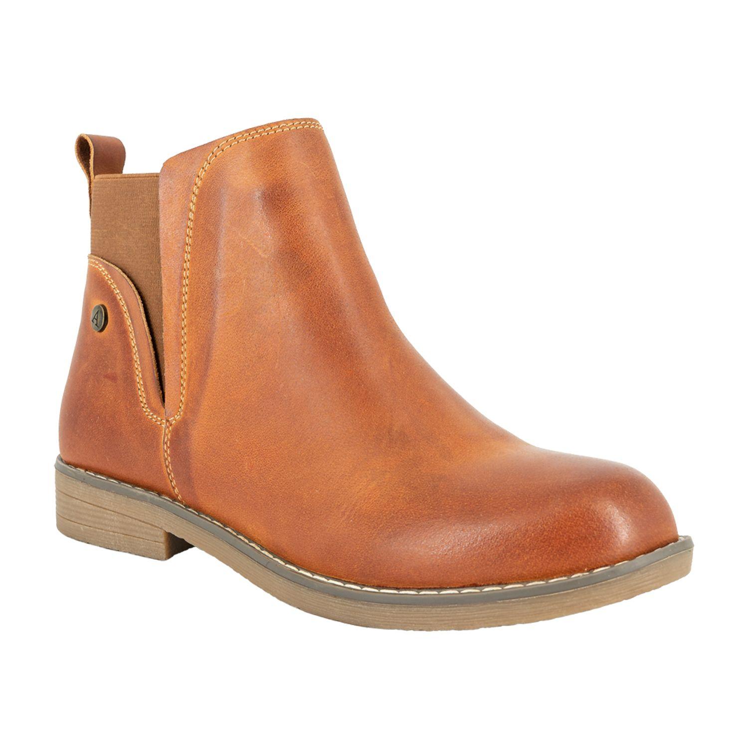 Botin de Cuero Doret Caramelo Alquimia-1