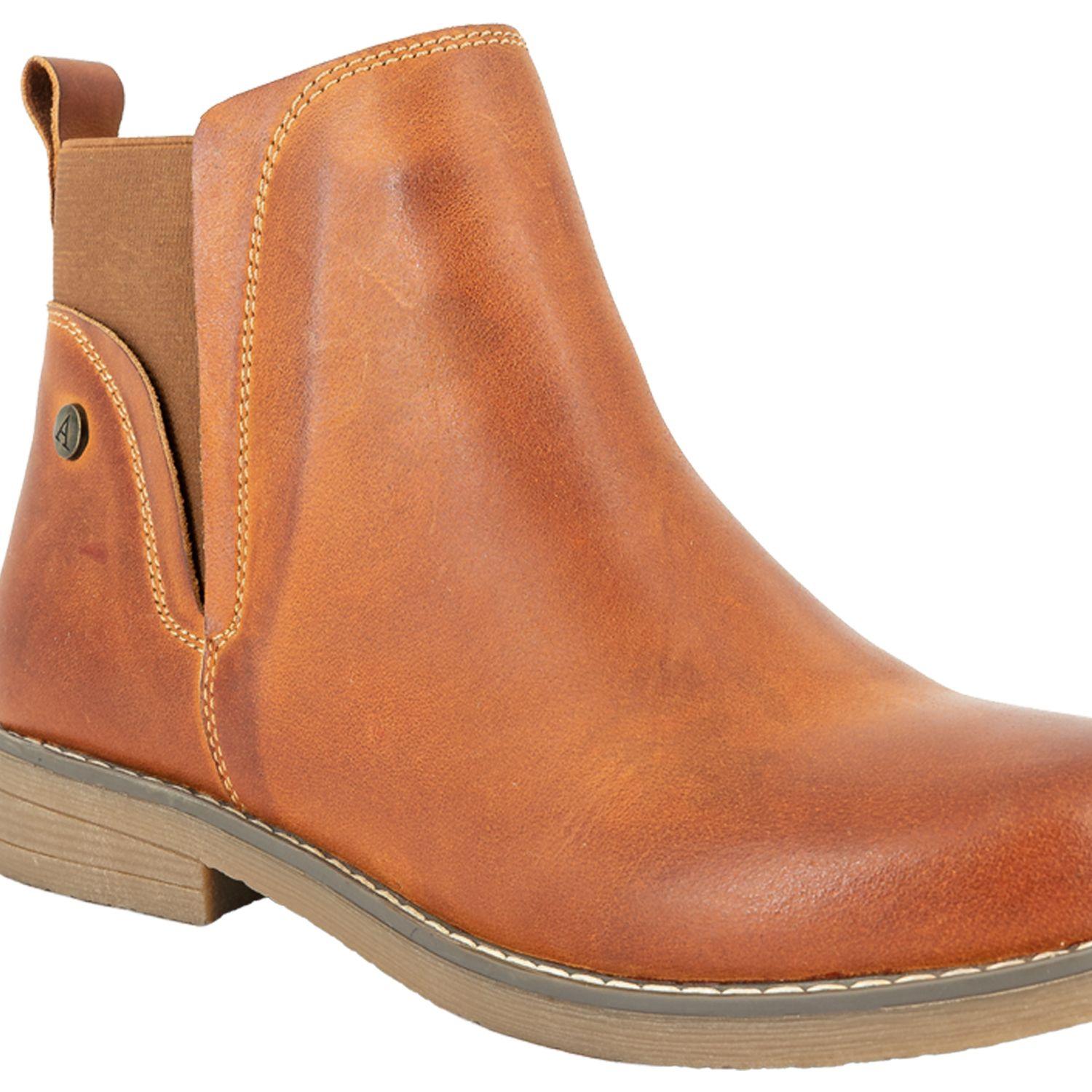 Botin de Cuero Doret Caramelo Alquimia-4