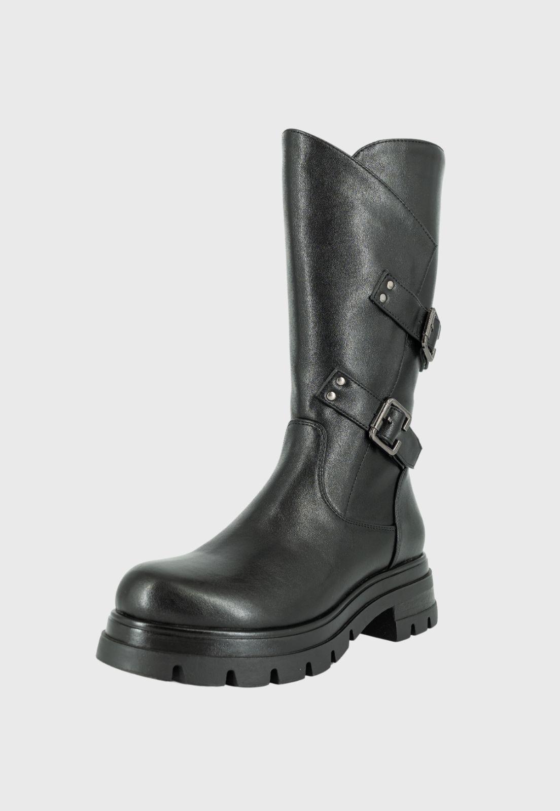 Bota Biker Zara Negro Alquimia-0