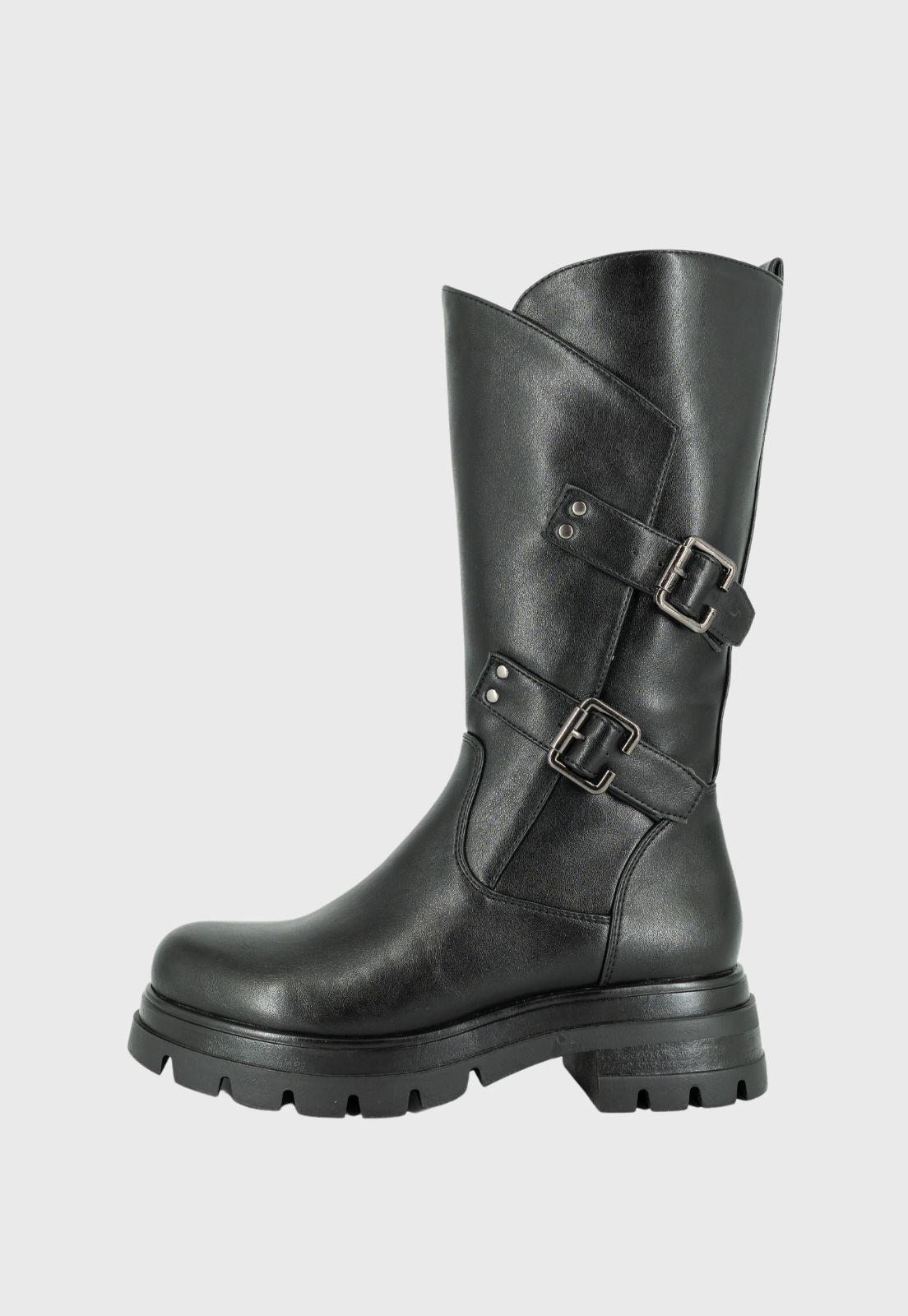Bota Biker Zara Negro Alquimia-1