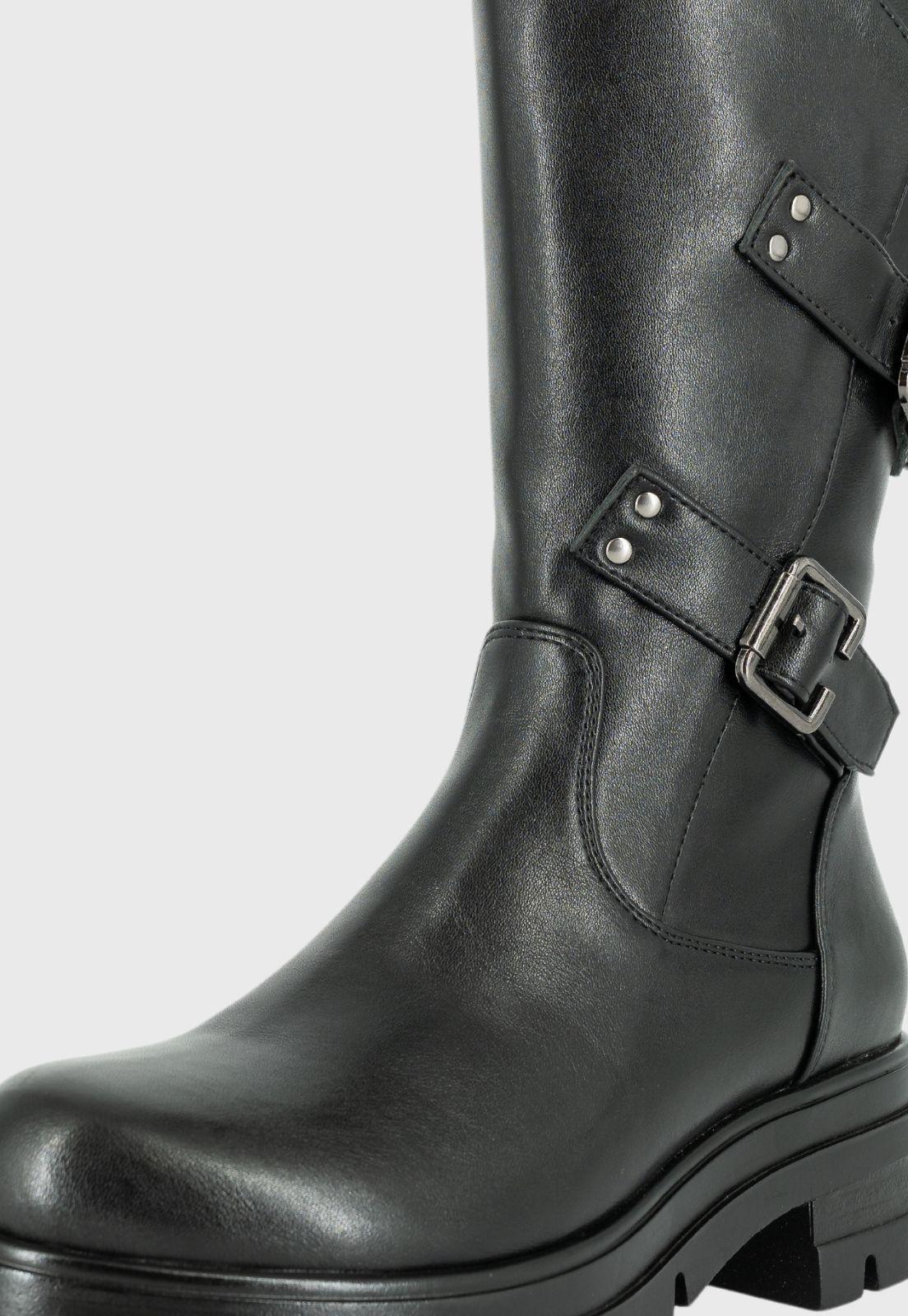 Bota Biker Zara Negro Alquimia-4