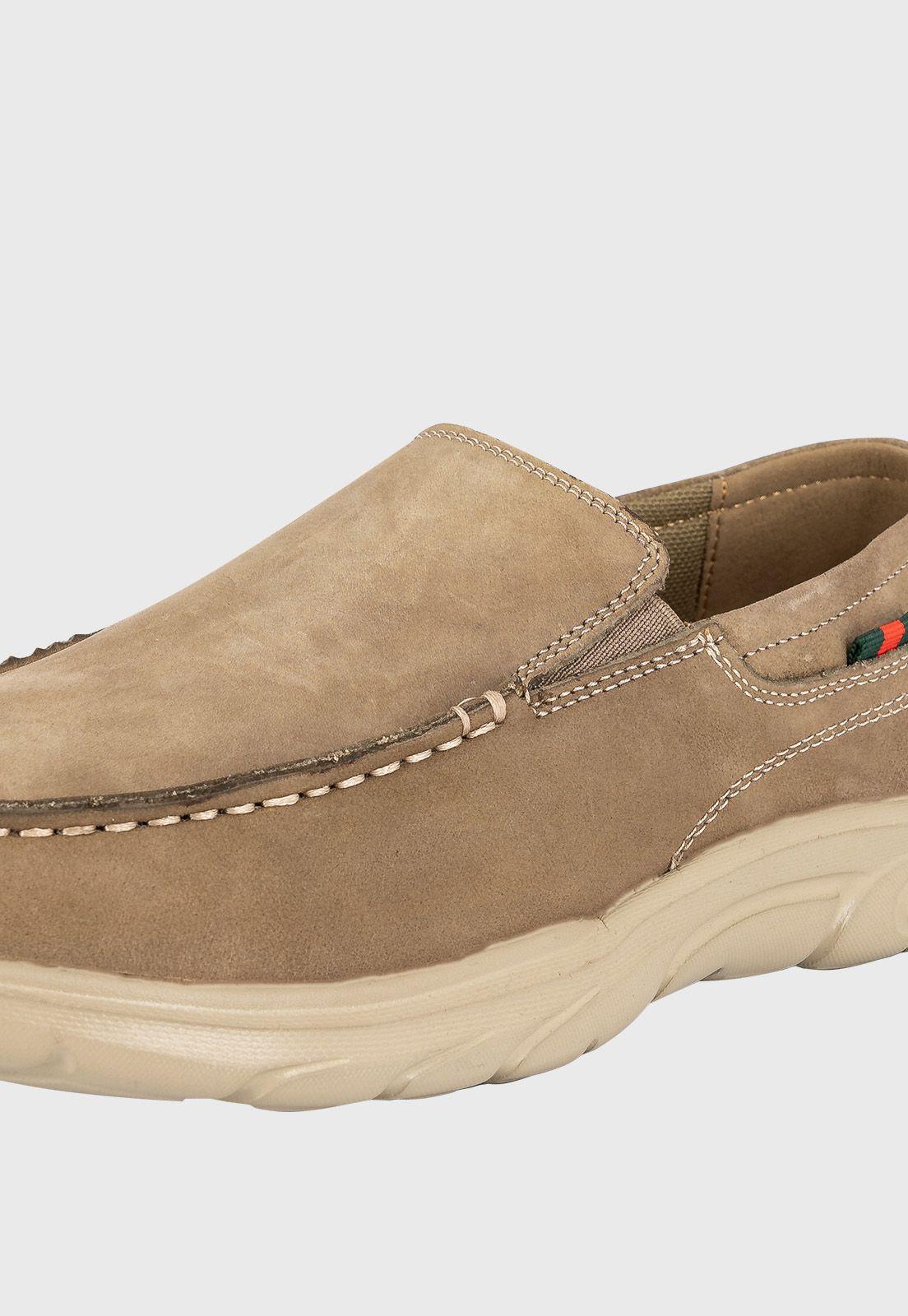 Mocasin de Cuero Pasu Beige London Adixt-3