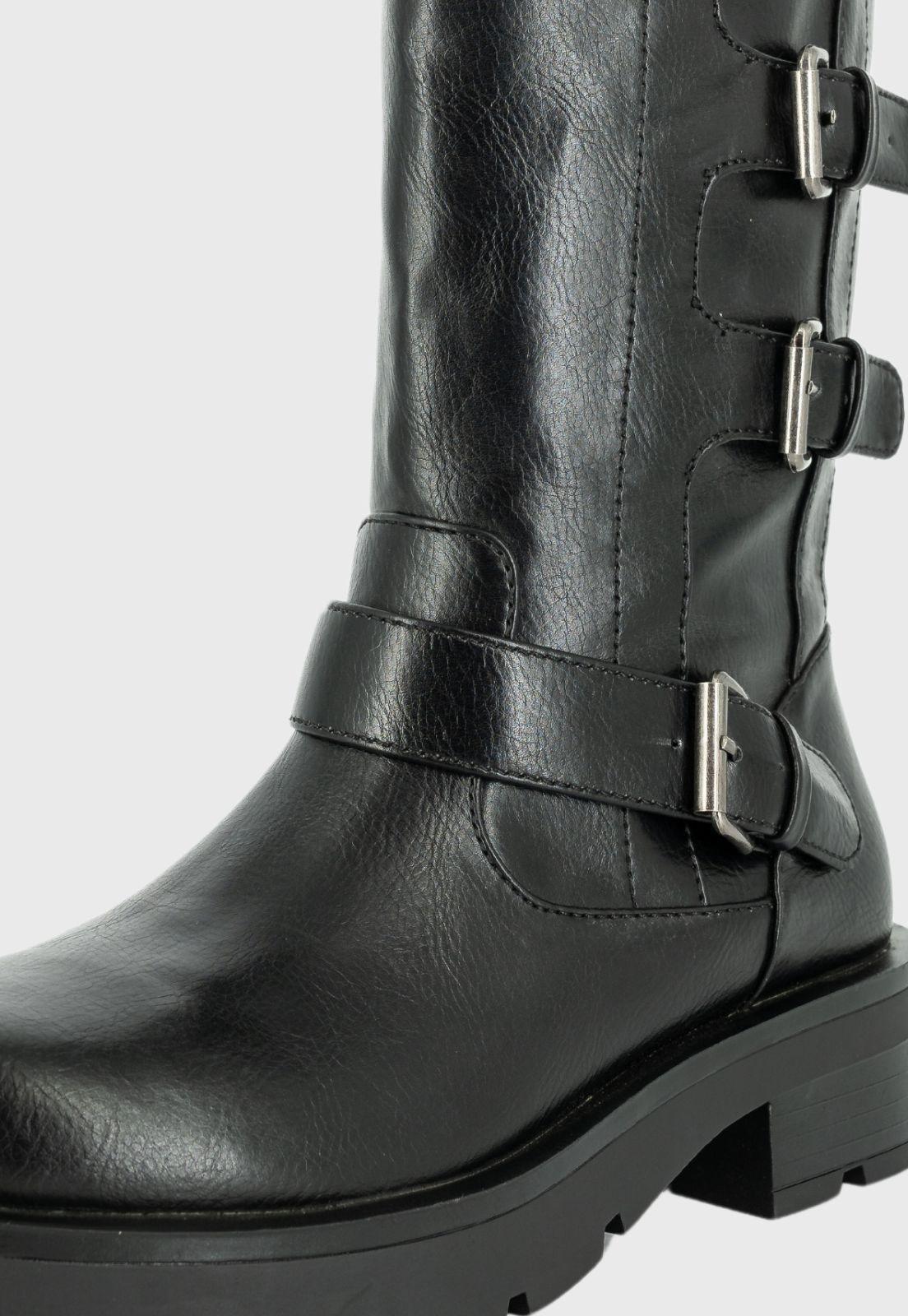 Bota Biker Hana Negro Alquimia-4