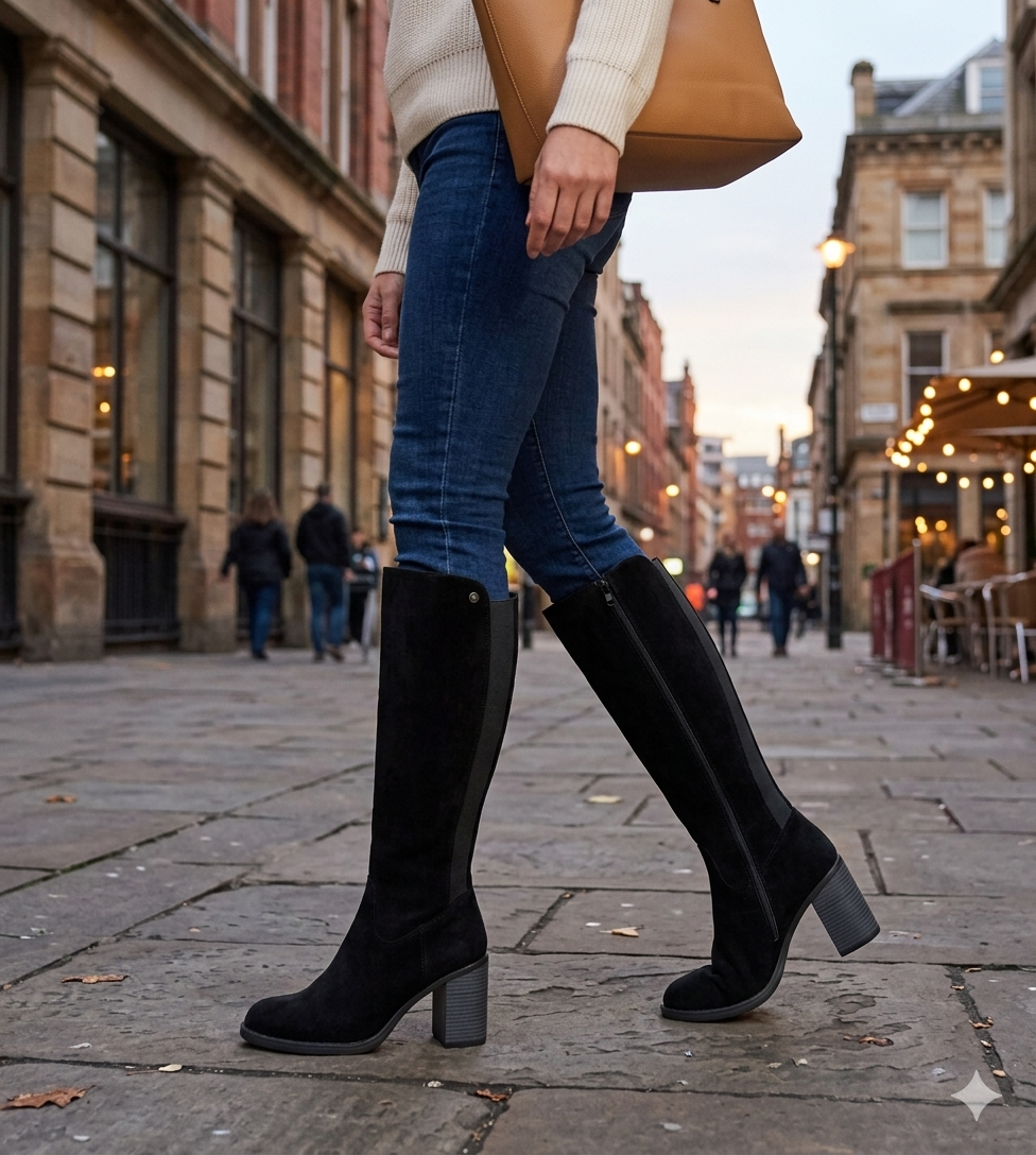 Bota Larga Dalia Negro Alquimia-5