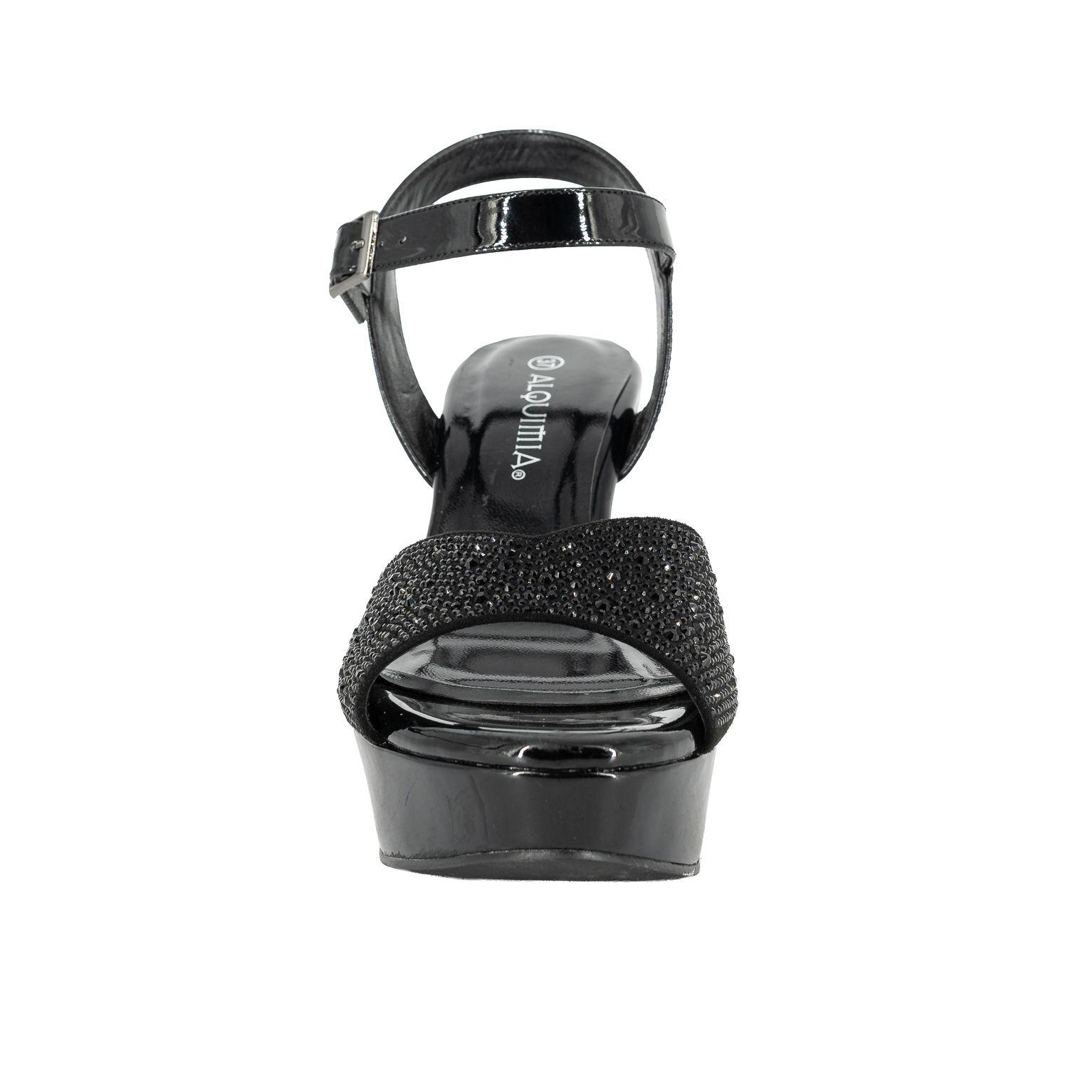 Sandalia Plataforma Taco Ancho Yenin Negro Alquimia-3