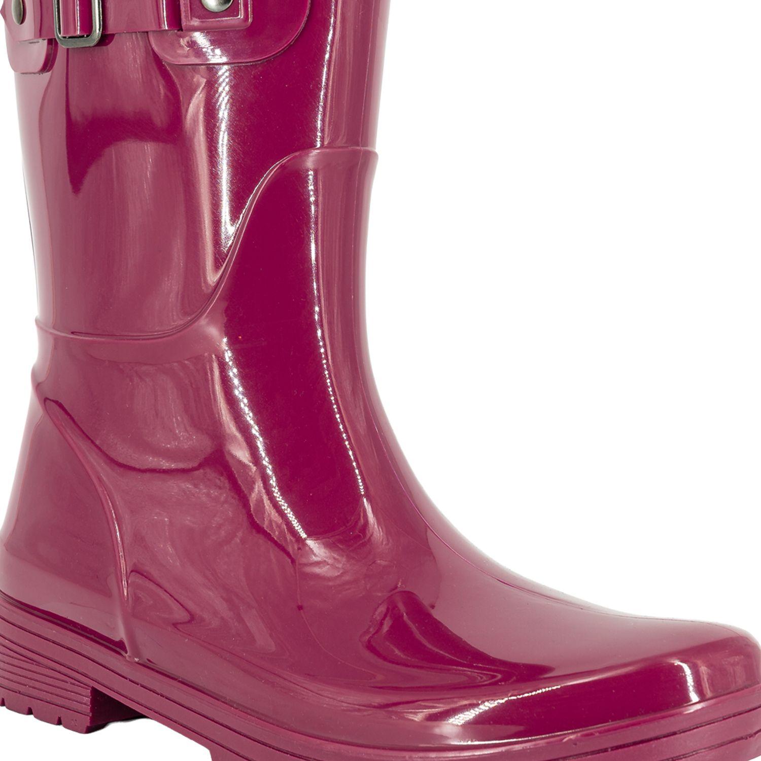 Bota de Agua con Polar Cressida Burdeo Alquimia-3