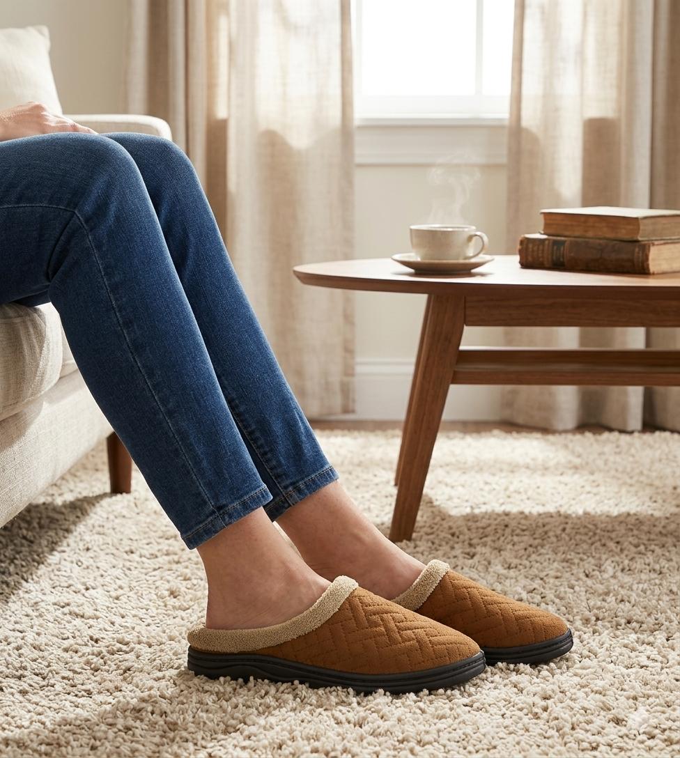 Pantufla Ping AN Caramelo Passer-5